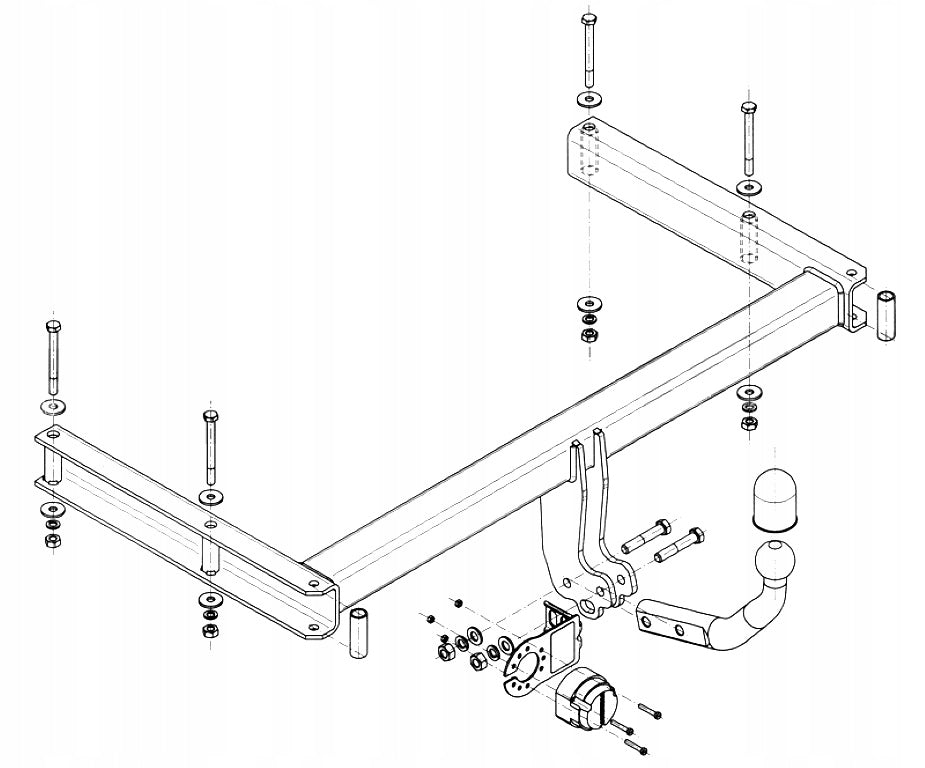 Towing Hook Audi A4 B8 Kombi 08-15 Manufacturer Steinhof
