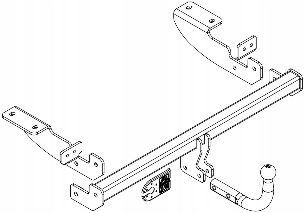 Towing Hook + Harness 7pin PEUGEOT 308 HTB 2007 - 2013 1500kg EAN (GTIN) 5900000602172