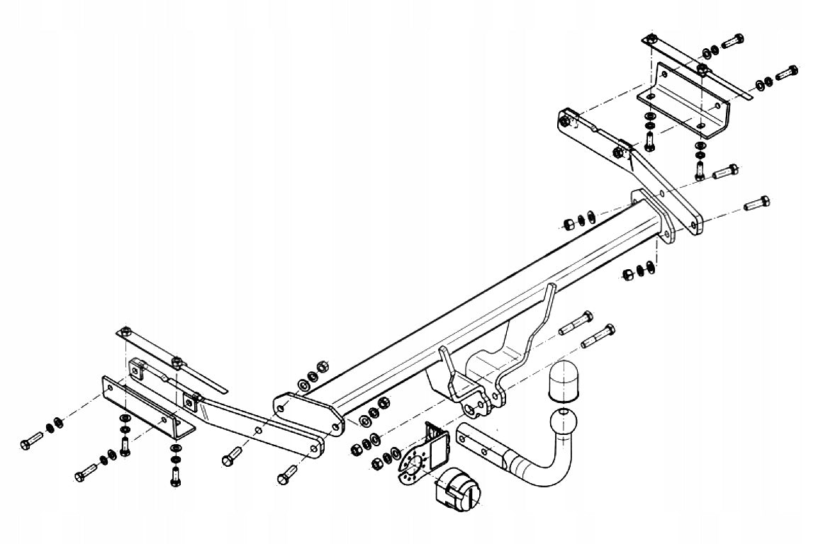 Towing Hook Nissan Juke 1 I 10-19 Crossover Manufacturer's catalog number ADM26S-u-T7I940