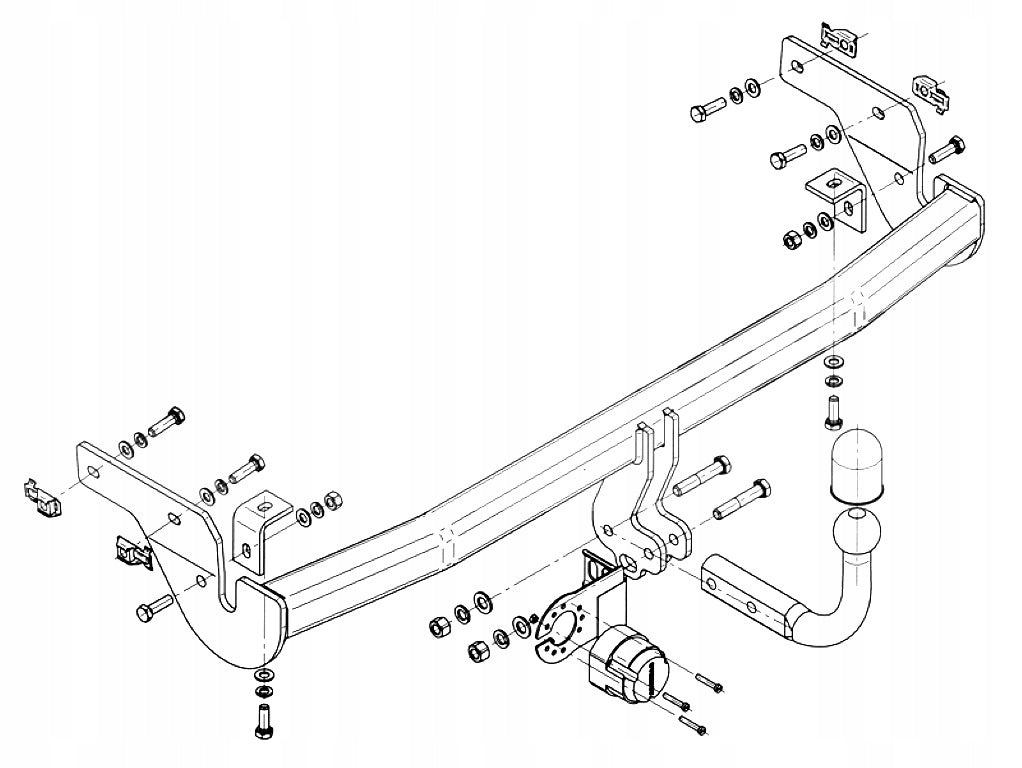 Towing Hook Peugeot 207 Hatchback 06-15 Manufacturer Steinhof
