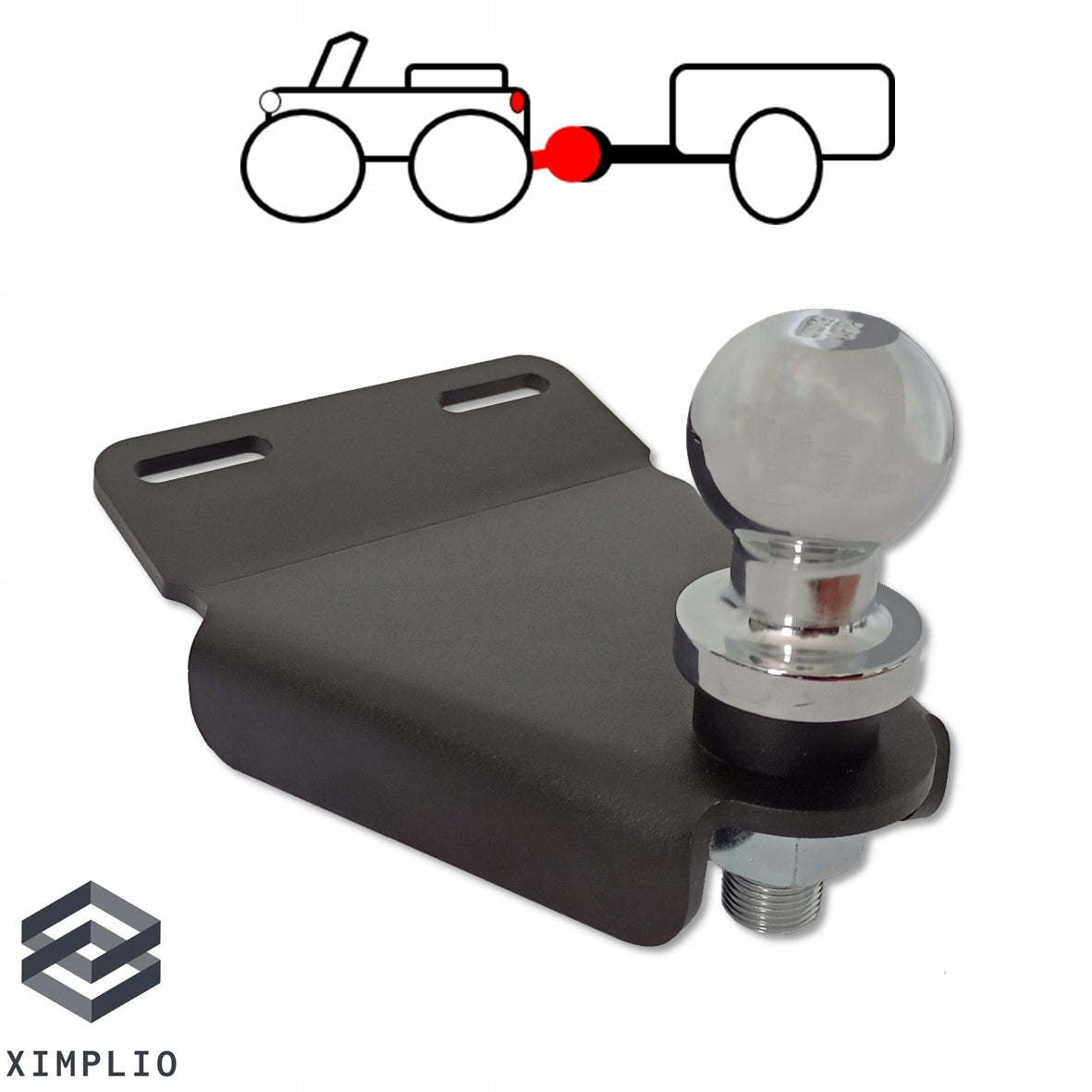 Towing Hook Universal Quad Adapter Atv 50mm