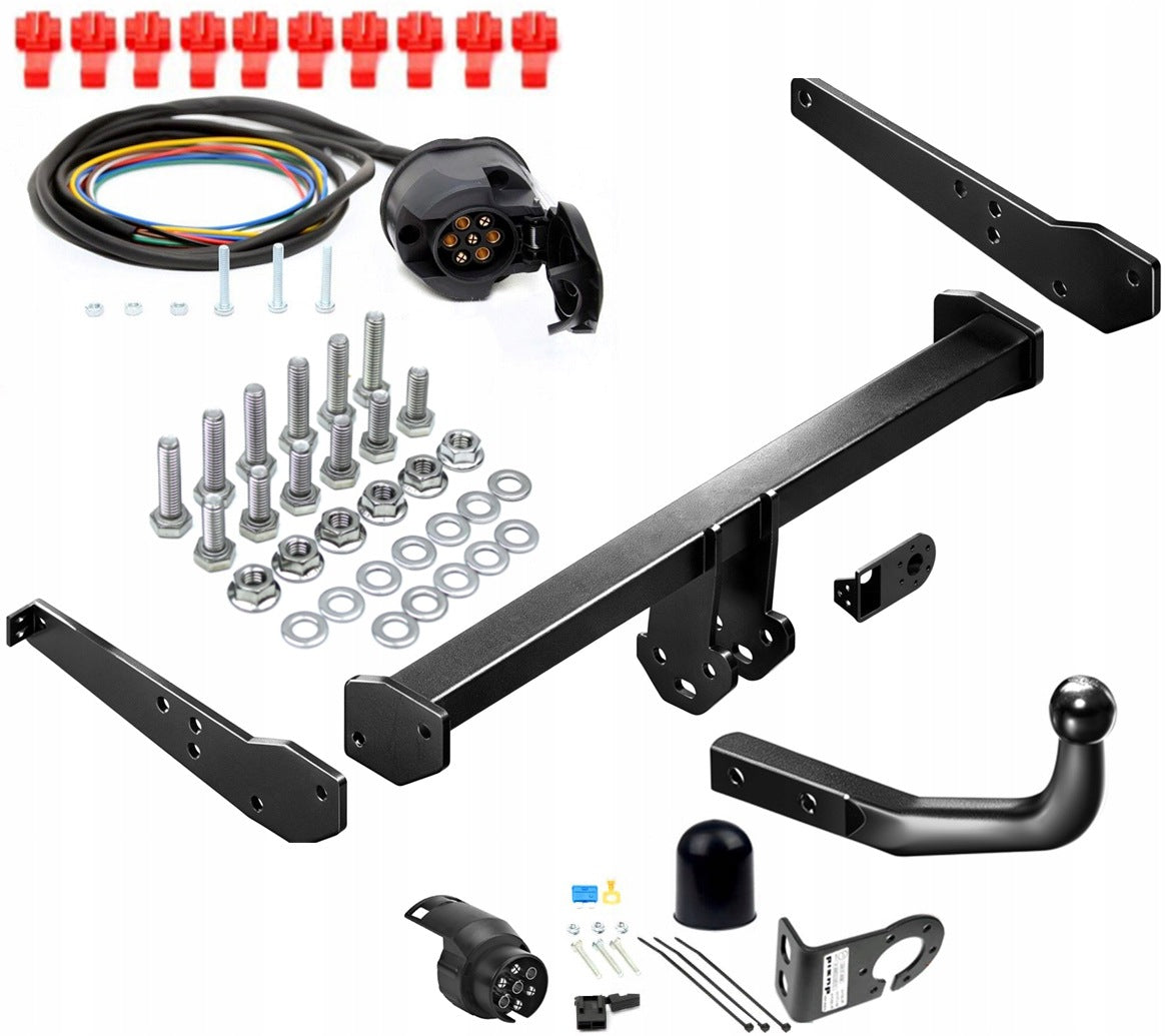 Towing Hook VW Transporter T6 Van/Bus from 07/2015r beam 7-pin