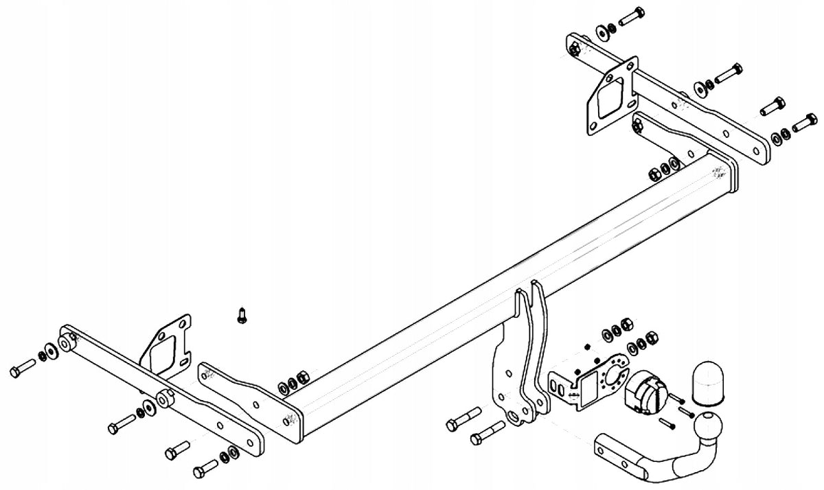 Towing Hook for Renault Megane 4 IV Hatchback from 16 Packaging status original