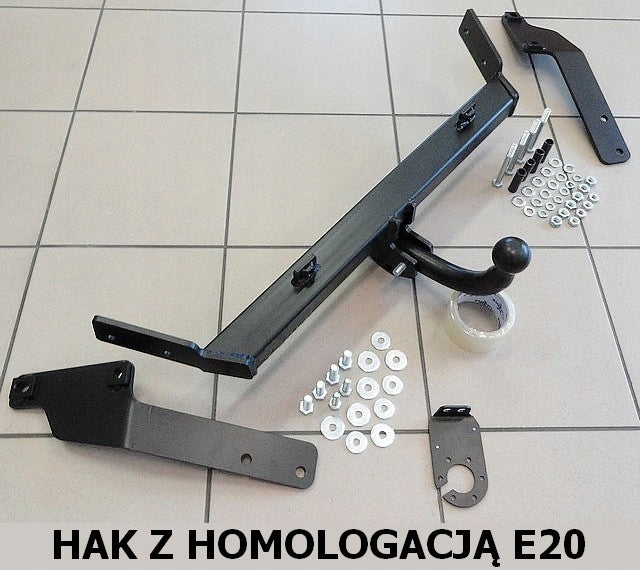 Towing hook PEUGEOT PARTNER CITROEN BERLINGO FL Ball type screw‑off