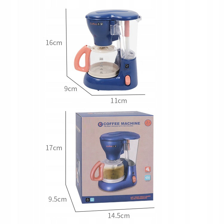 Toy coffee maker for toddler jug light LED effects Packaging status original