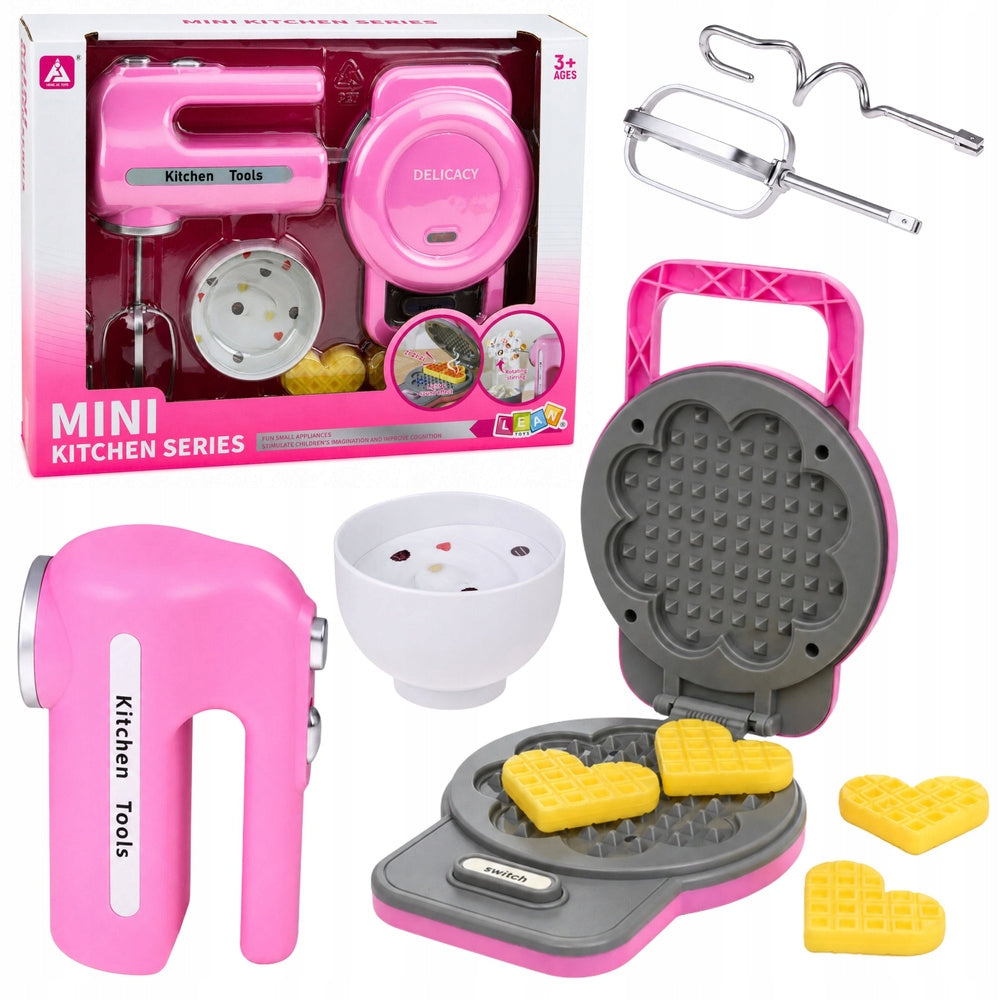 Toy mixer set waffle iron Lean (29991) Lean Toys