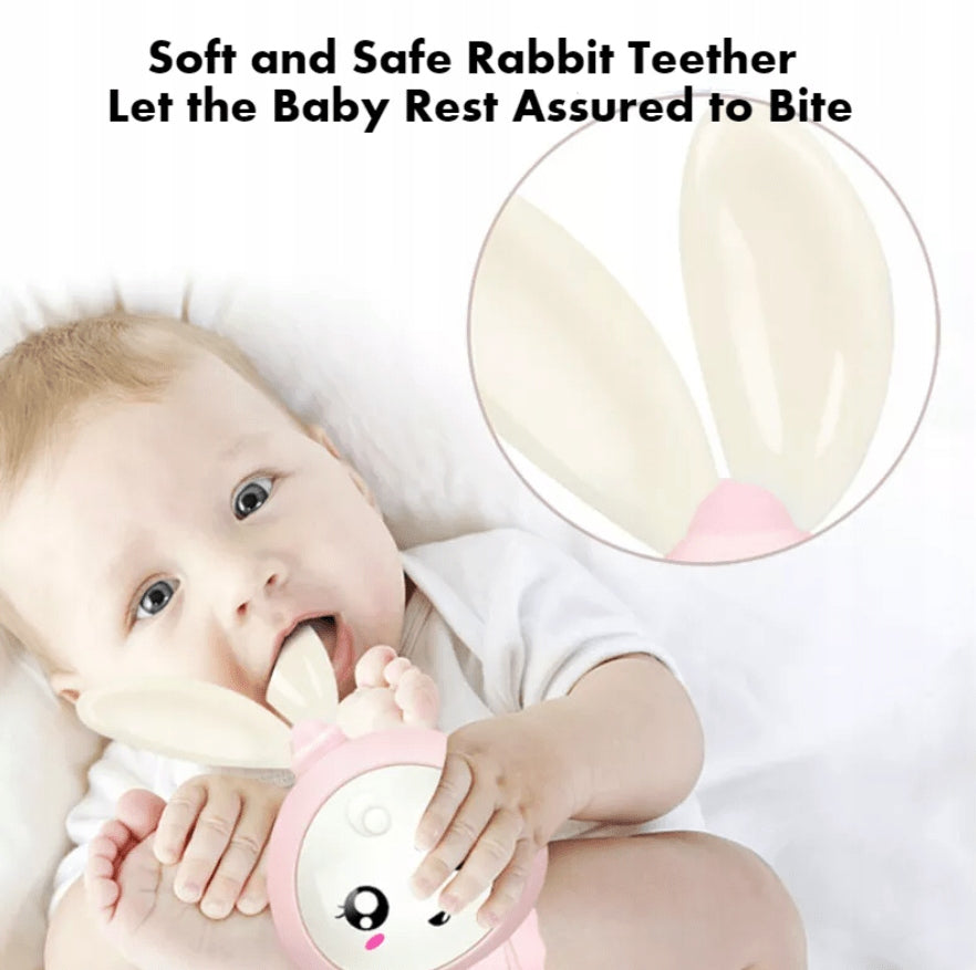 Toy-music rattle, educational "Pink Bunny" Brand no brand