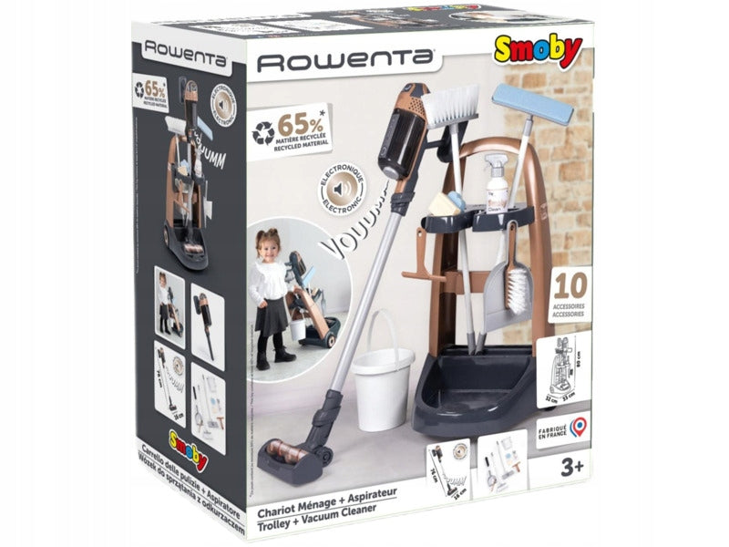 Toy trolley with vacuum cleaner SMOBY Rowenta X Force 7600330326