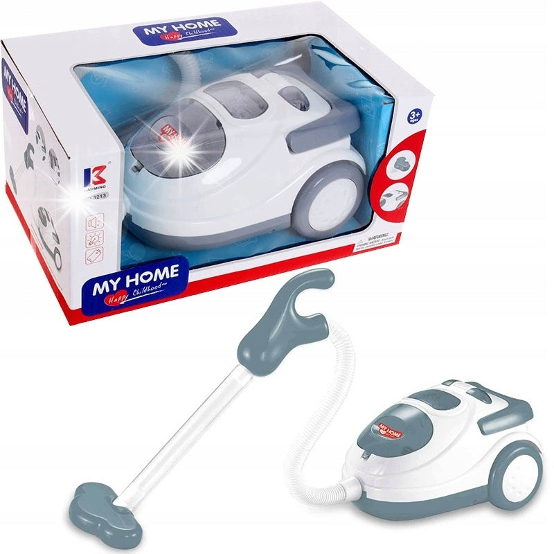 Toy vacuum cleaner for children light sound suction function