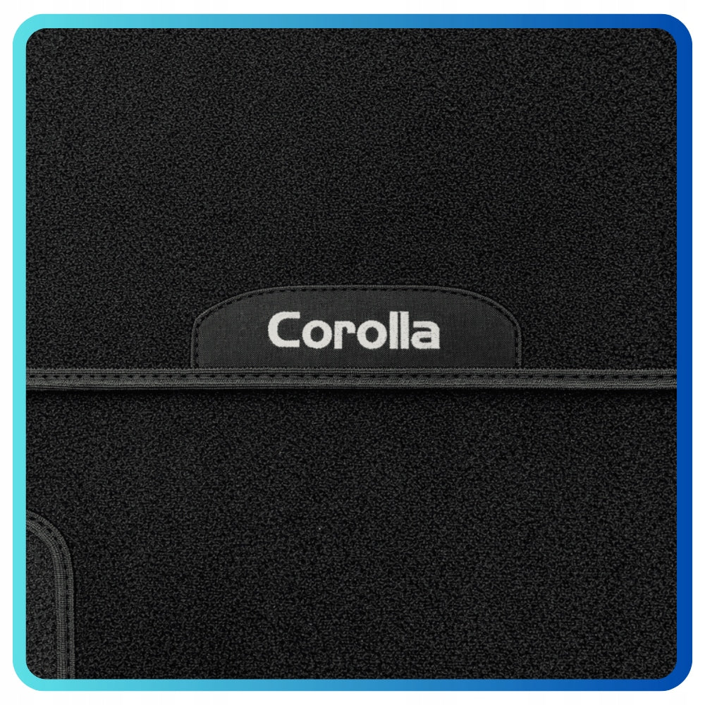 Toyota Corolla 1997 - 2026 Velour Car Rugs Each Gen EMBROIDERY NB Manufacturer's catalog number Dywaniki Toyota Corolla