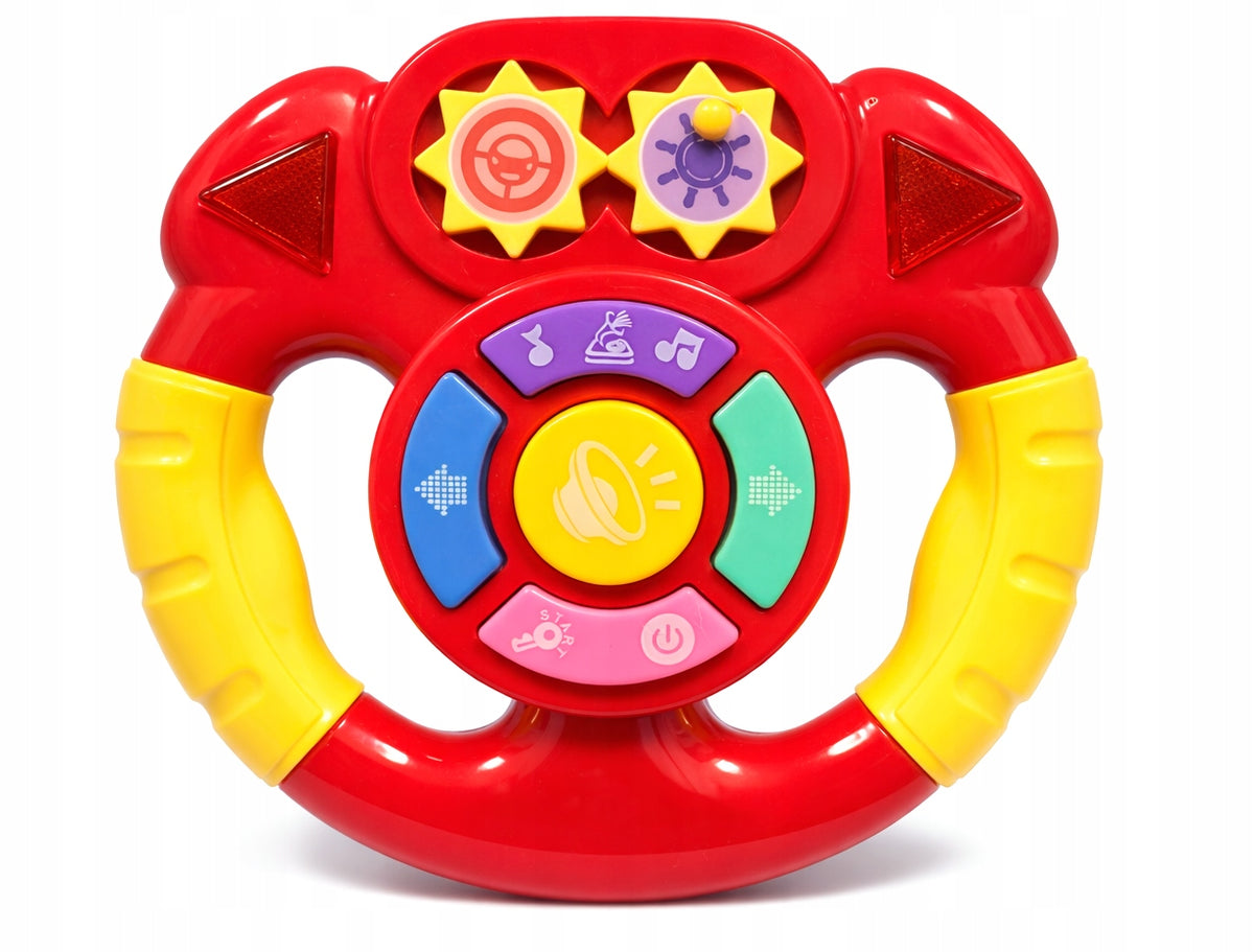 Toys Interactive set for babies steering wheel car keys 6m+ Brand Misie Dwa