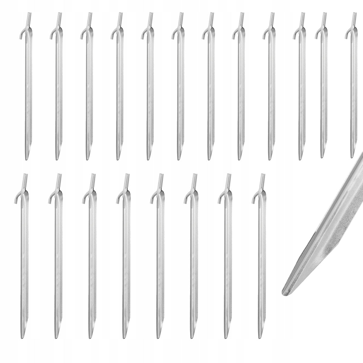 Track tent vestibule pin 30cm galvanized steel