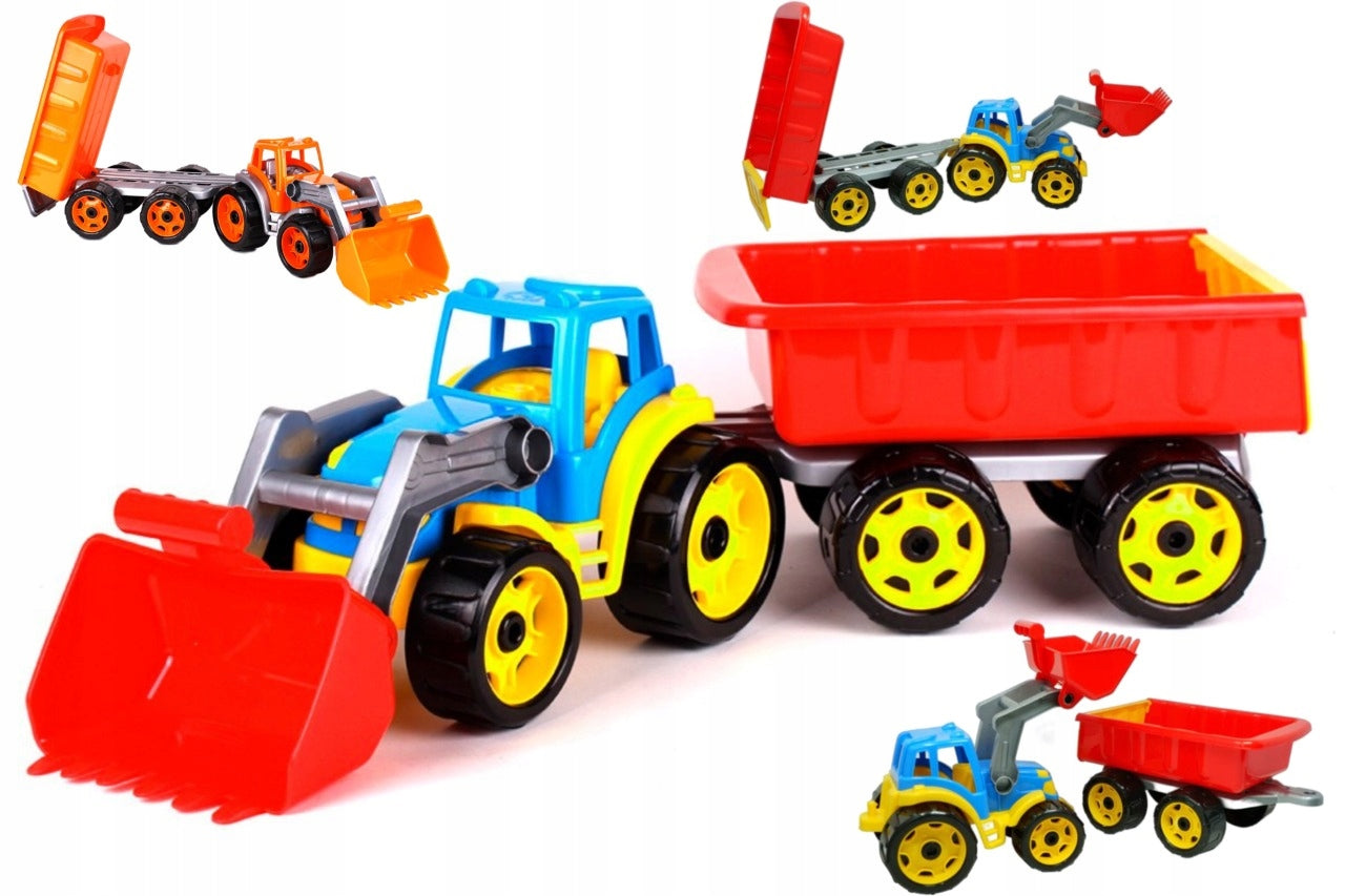Tractor with Trailer Tractor Excavator 65cm Bulldozer CHILD'S DAY Manufacturer code TEH3688