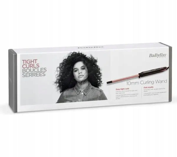 Traditional Curler Babyliss Curling Wand C449E 38W Fast Heat Black Packaging status original
