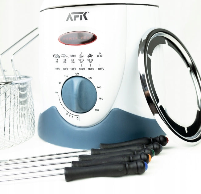 Traditional FRYER, oil for oil 1 l + set for FONDUE Brand AFK