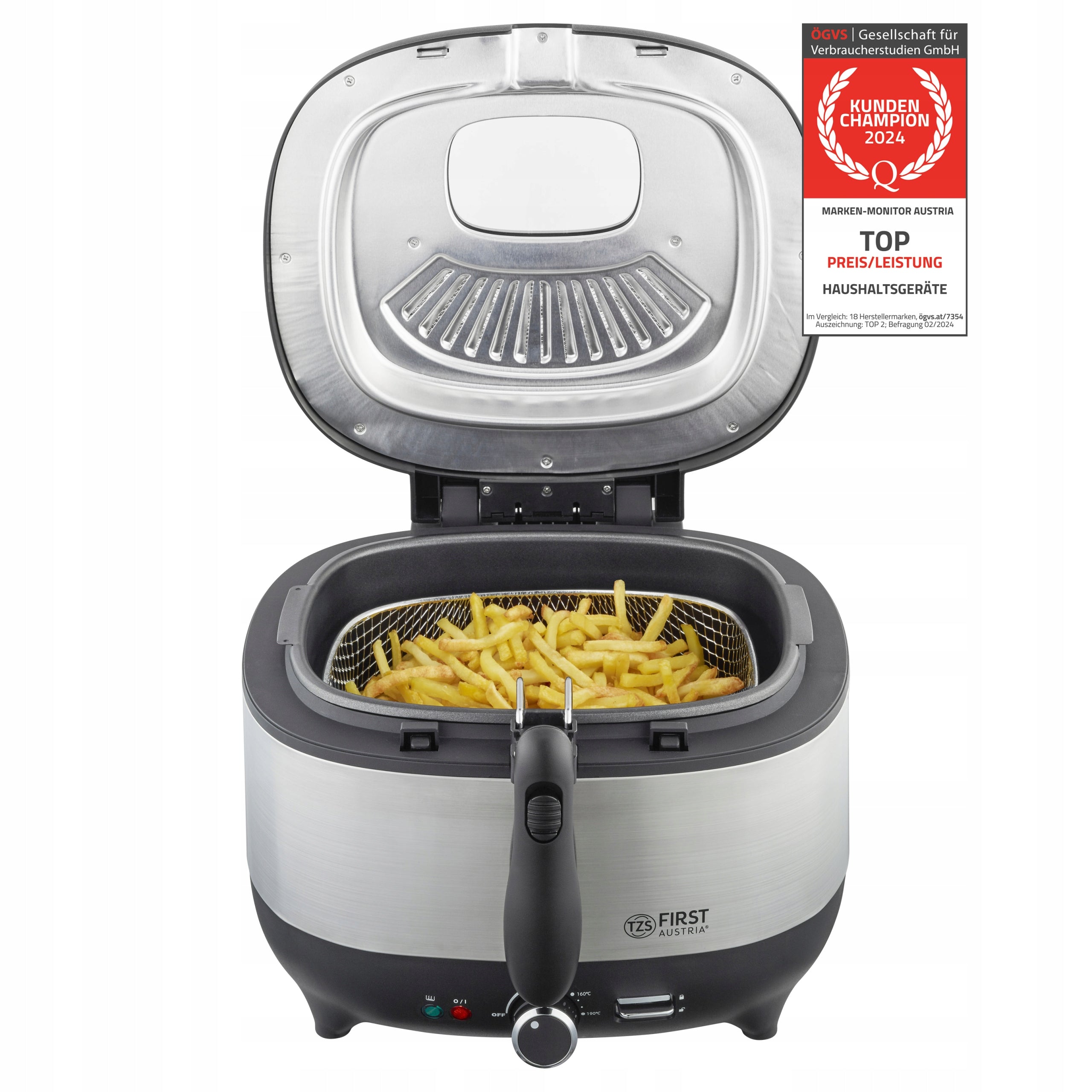 Traditional Fat Fryer TZS First Austria Oil 3,5L 1800W Manufacturer code FA-5058-4
