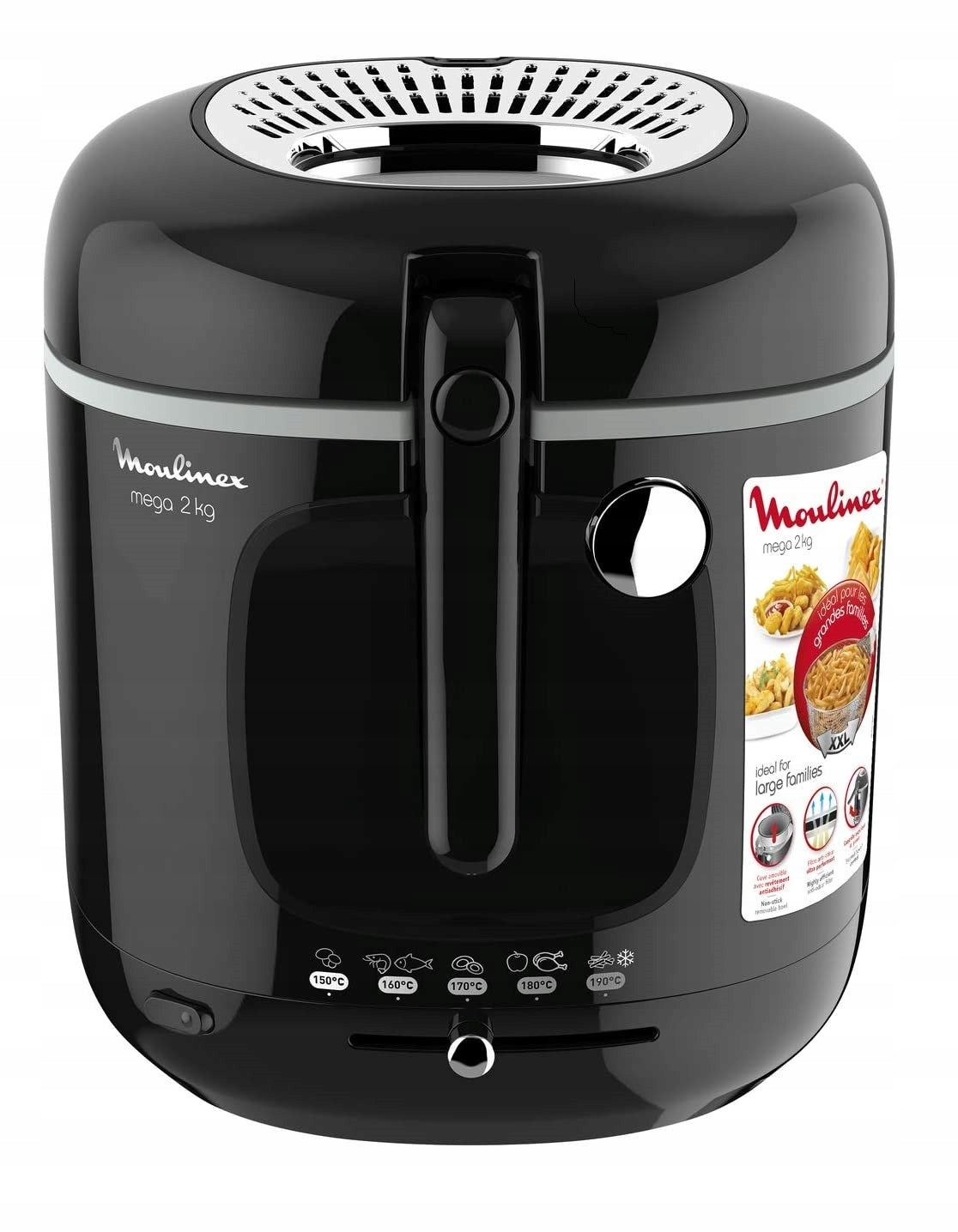 Traditional Fryer Large 3L Moulinex XXL Mega Brand Moulinex