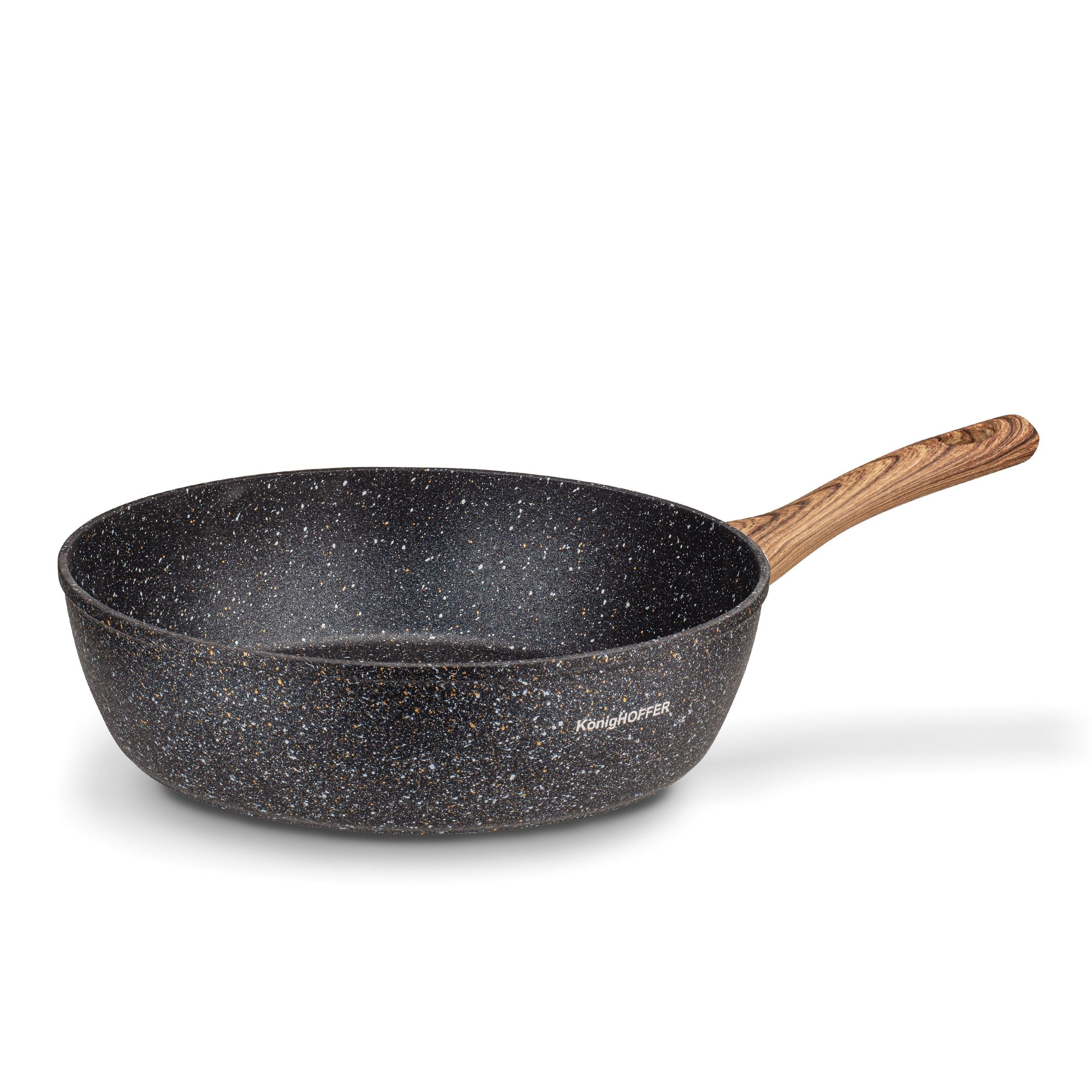 Traditional Pan 28cm Deep Granite KonigHOFFER PEDCADO Induction Gas