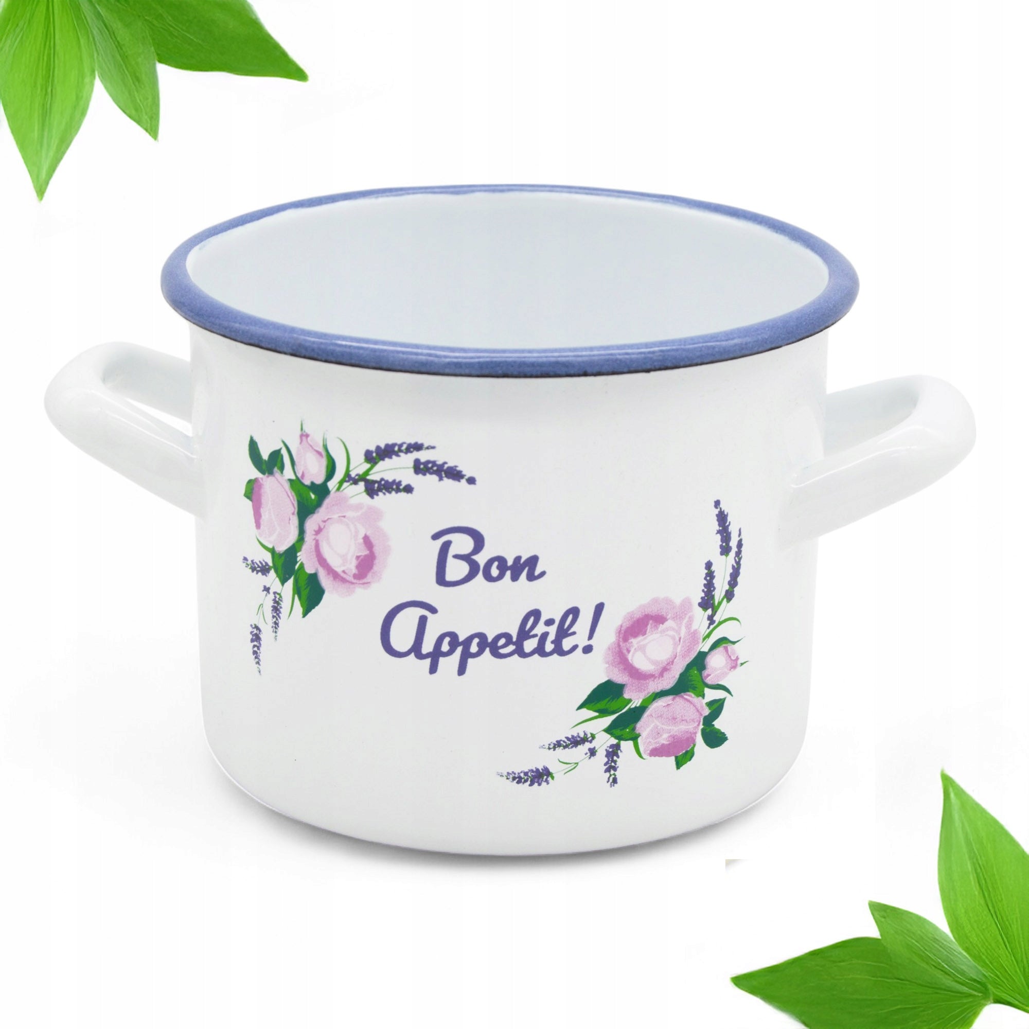 Traditional Steel Enamel Pot 14 cm KITCHEN CLASSIC BON APPETIT
