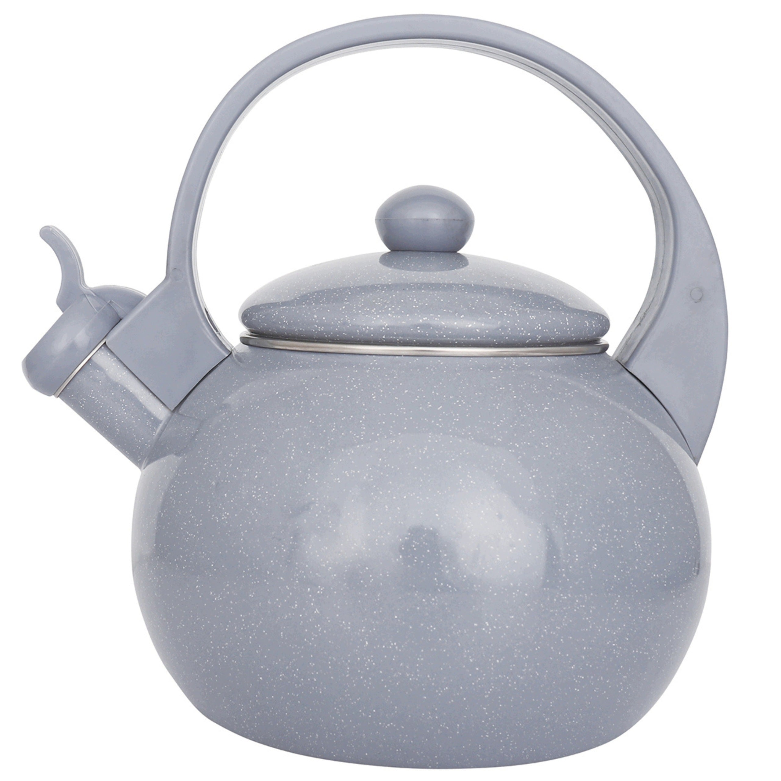 Traditional Steel Kettle ENAMEL Enamel Grey 2 Lit. Induction GAS Manufacturer code KH-2079