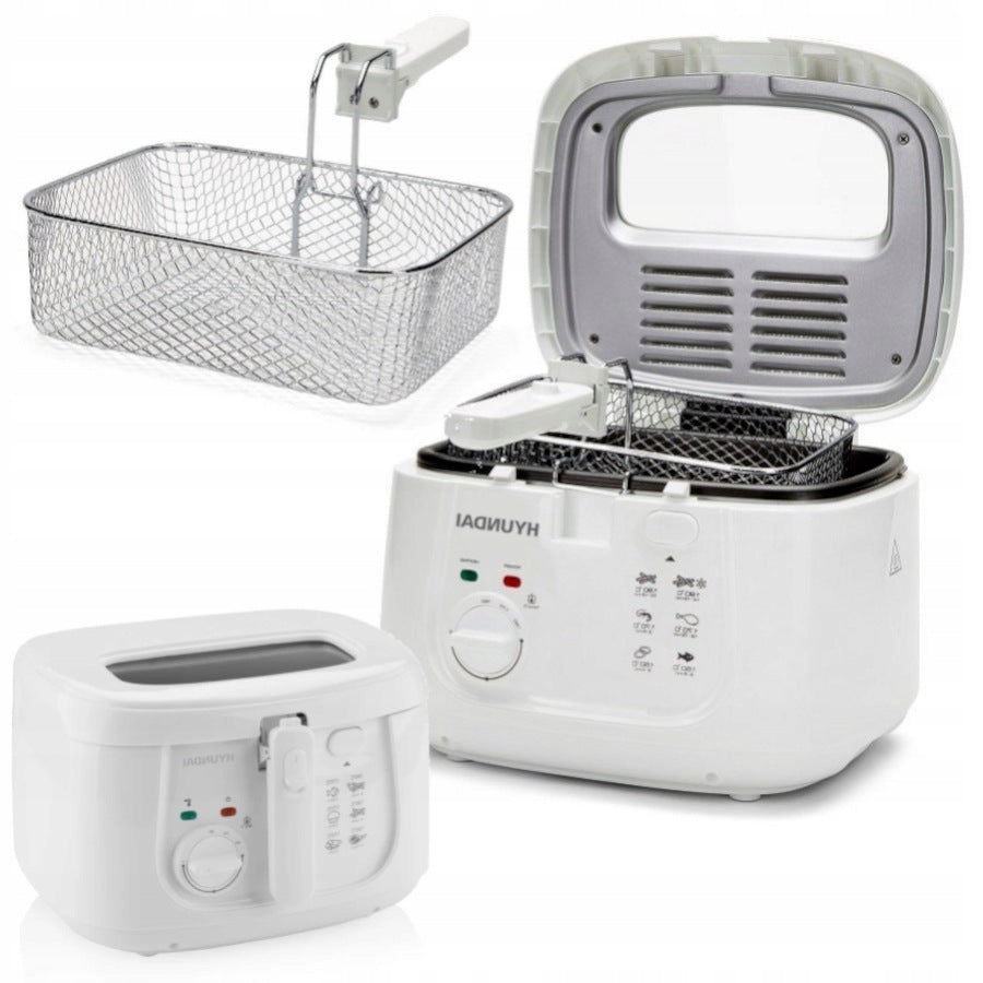Traditional air fryer HYUNDAI DF-165, adjustable, removable basket 2,5 l 1800 W