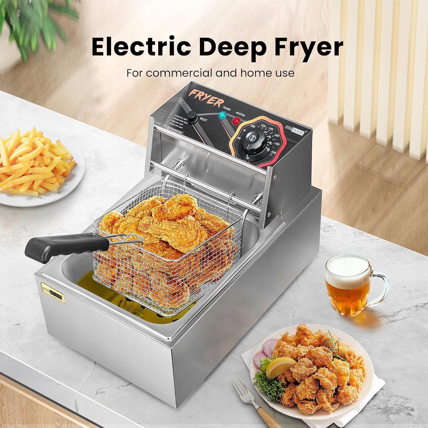 Traditional air fryer Vivohome VH1118EU 2500W 10L Manufacturer code VH1118EU