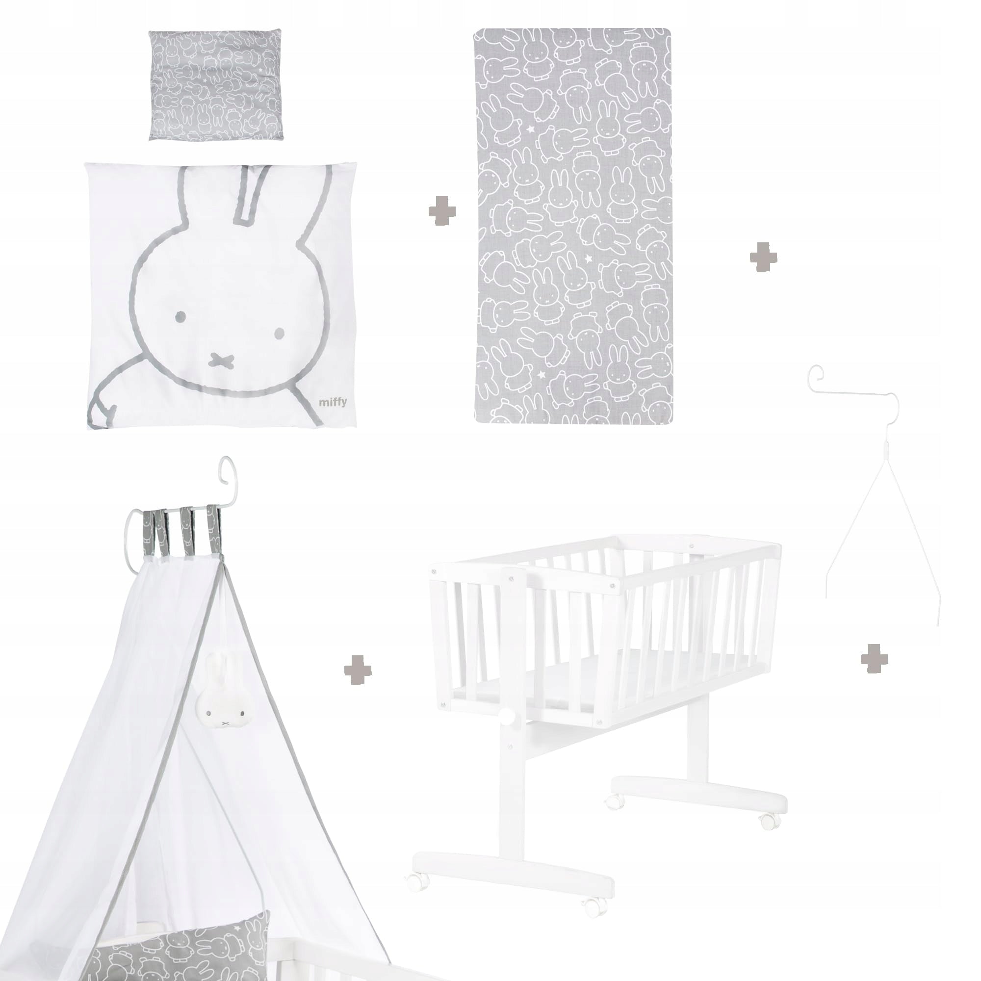 Traditional cradle Roba 53 x 93,5 cm white OUTLET Packaging status original