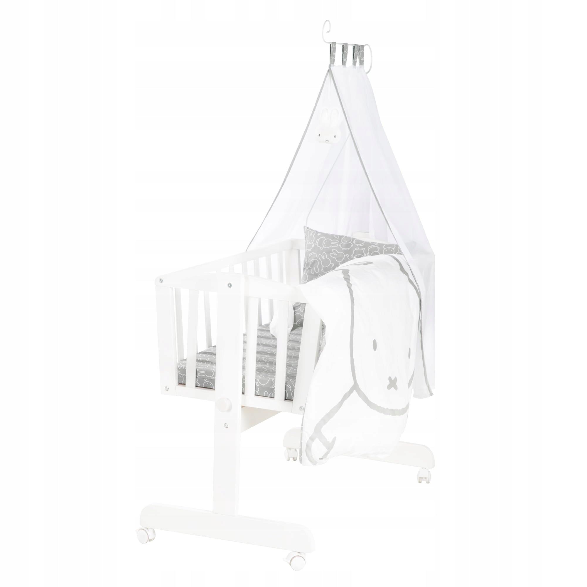 Traditional cradle Roba 53 x 93,5 cm white OUTLET