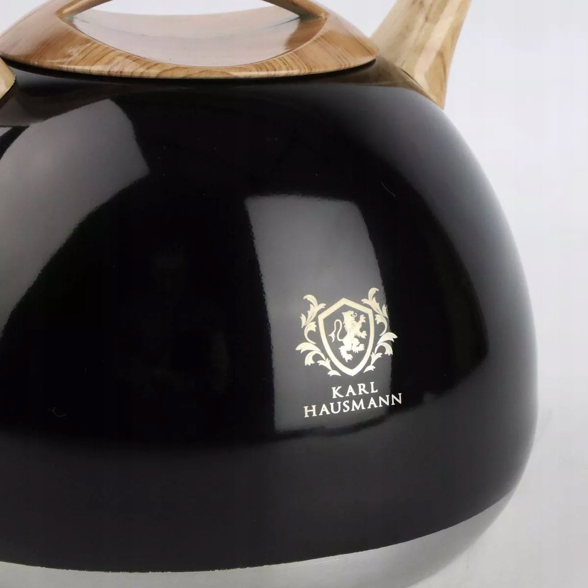 Traditional enamelled steel kettle Karl Hausmann 3 l ODELIA black Packaging status original