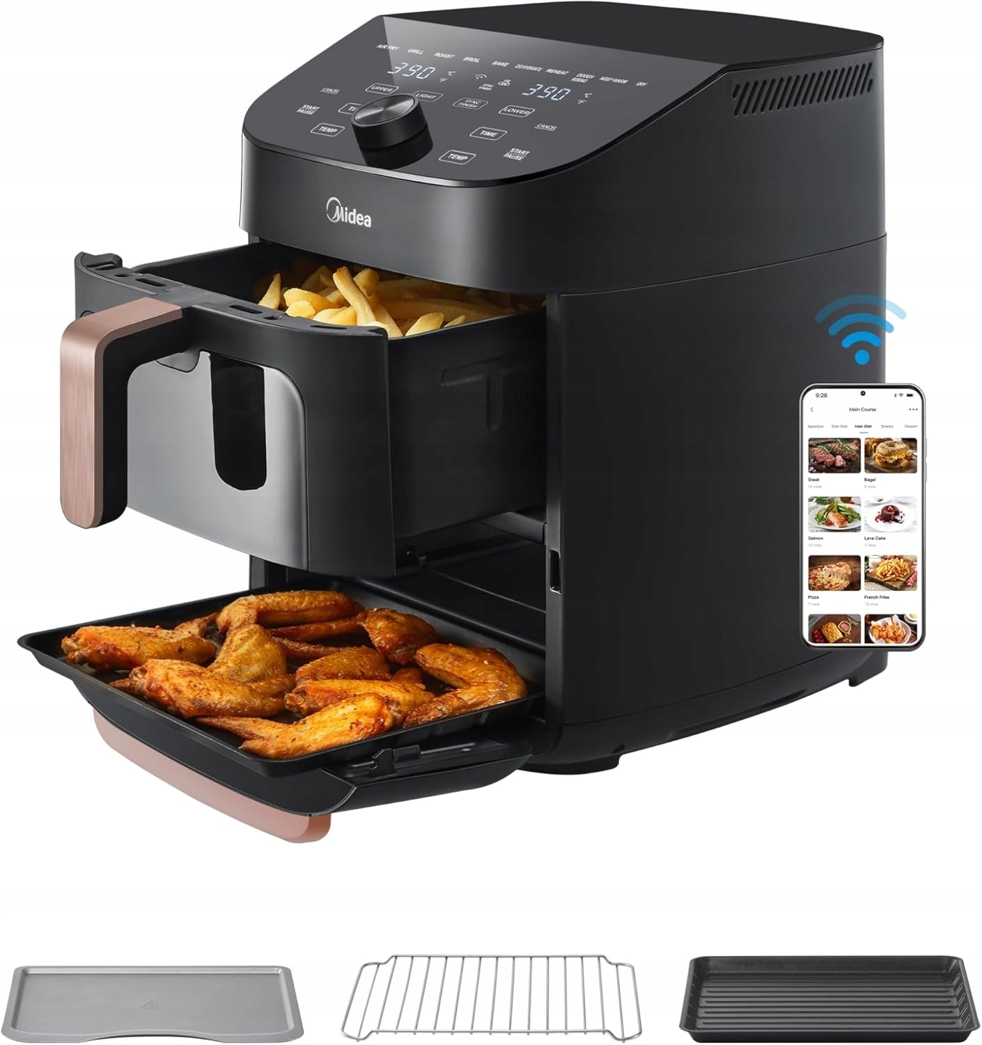 Traditional fryer Midea MAD11D10APK 2400 W 11 l