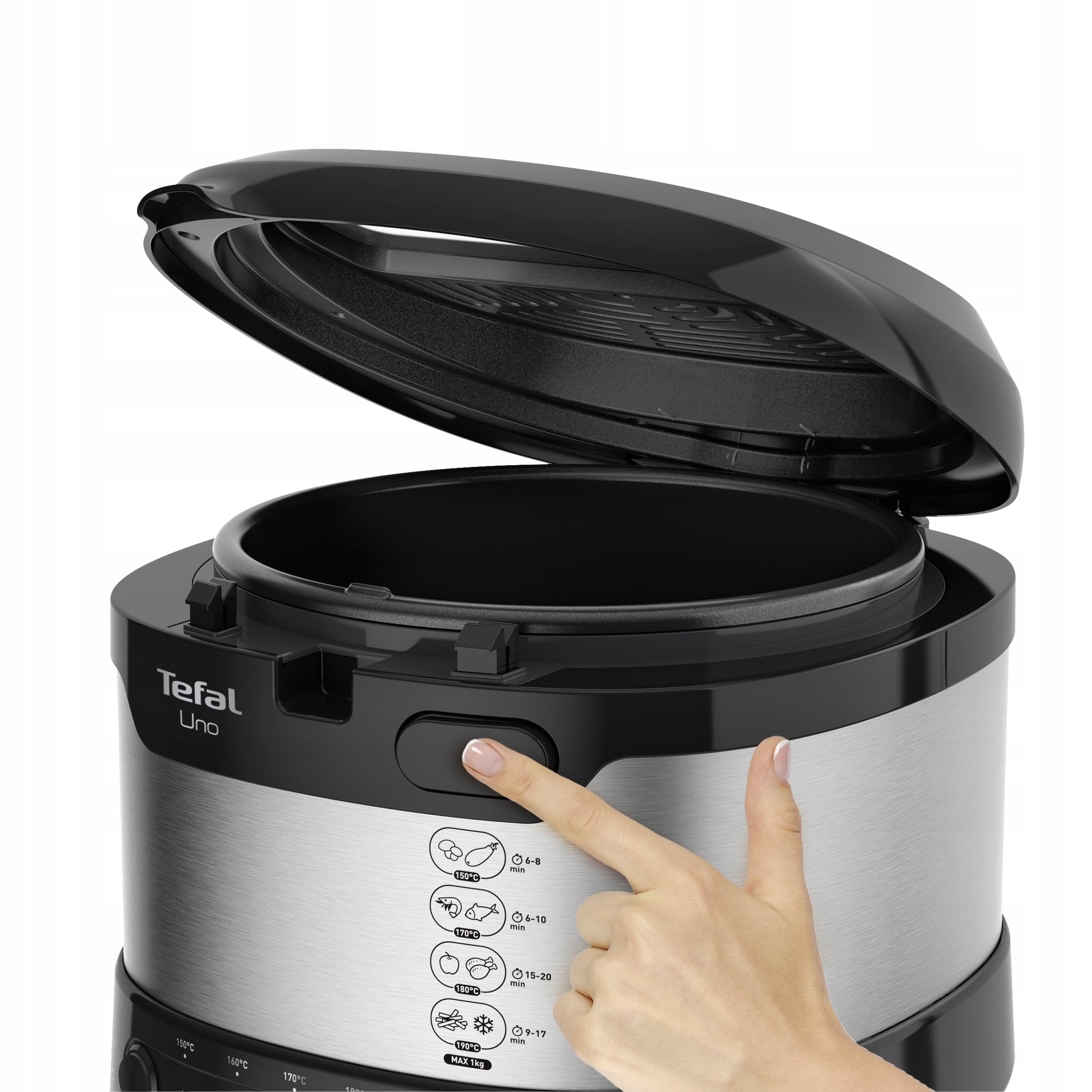 Traditional fryer TEFAL Uno 1kg FF215D for Frying 1600 W Manufacturer code FF215D