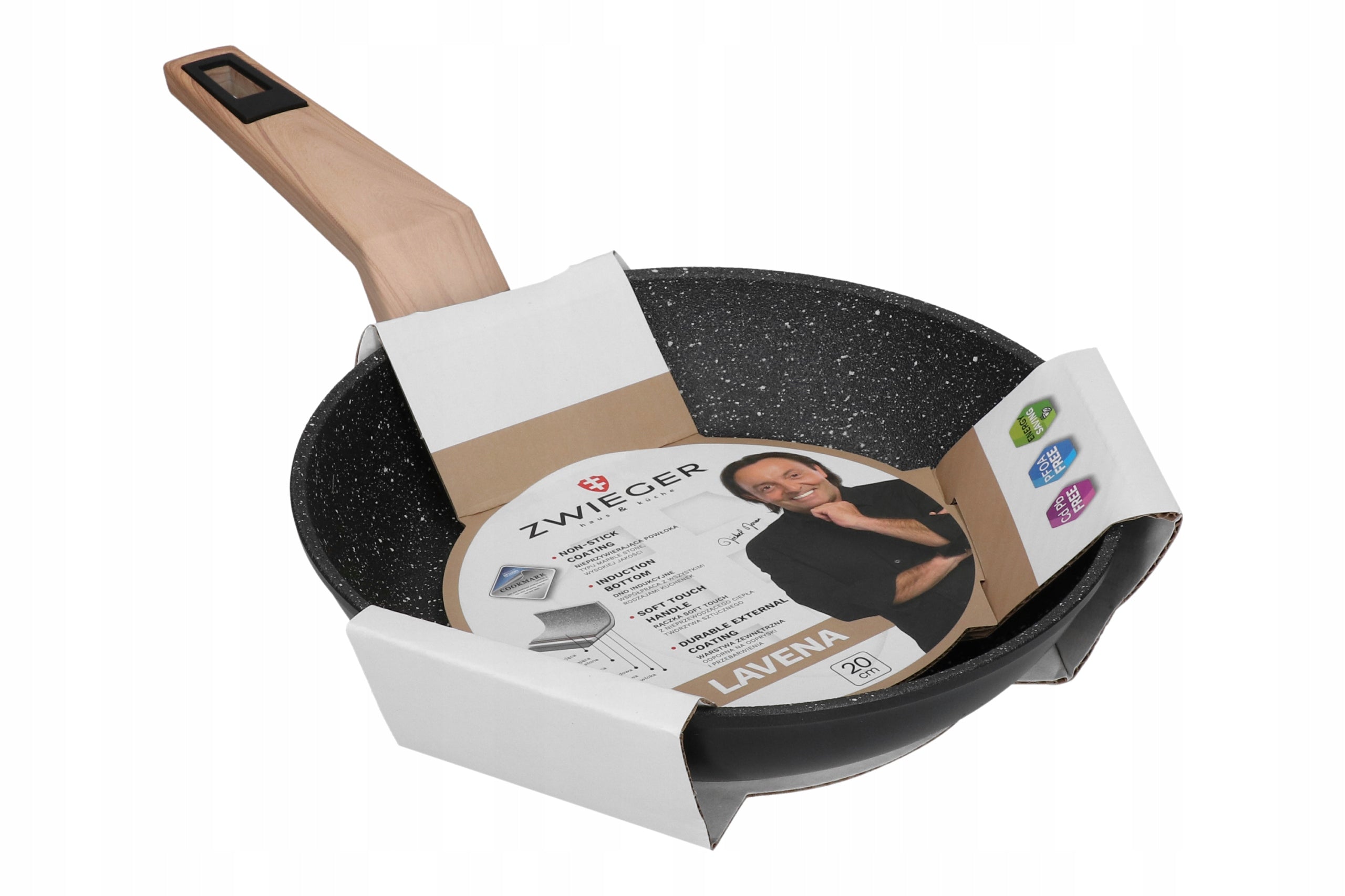 Traditional frying pan Zwieger LAVENA 20 cm non-stick (non-stick)