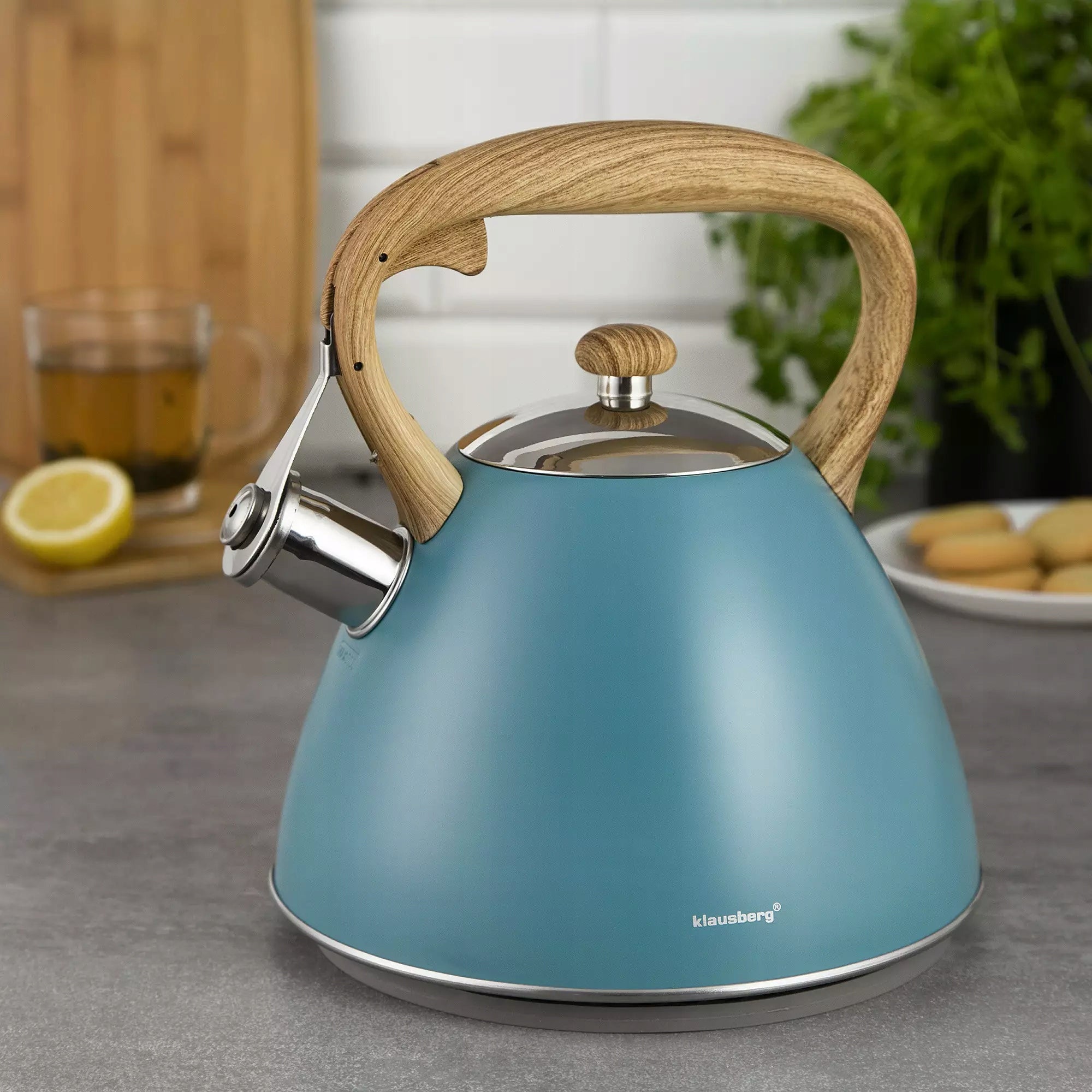 Traditional kettle 3l, turquoise Klausberg Brand Klausberg
