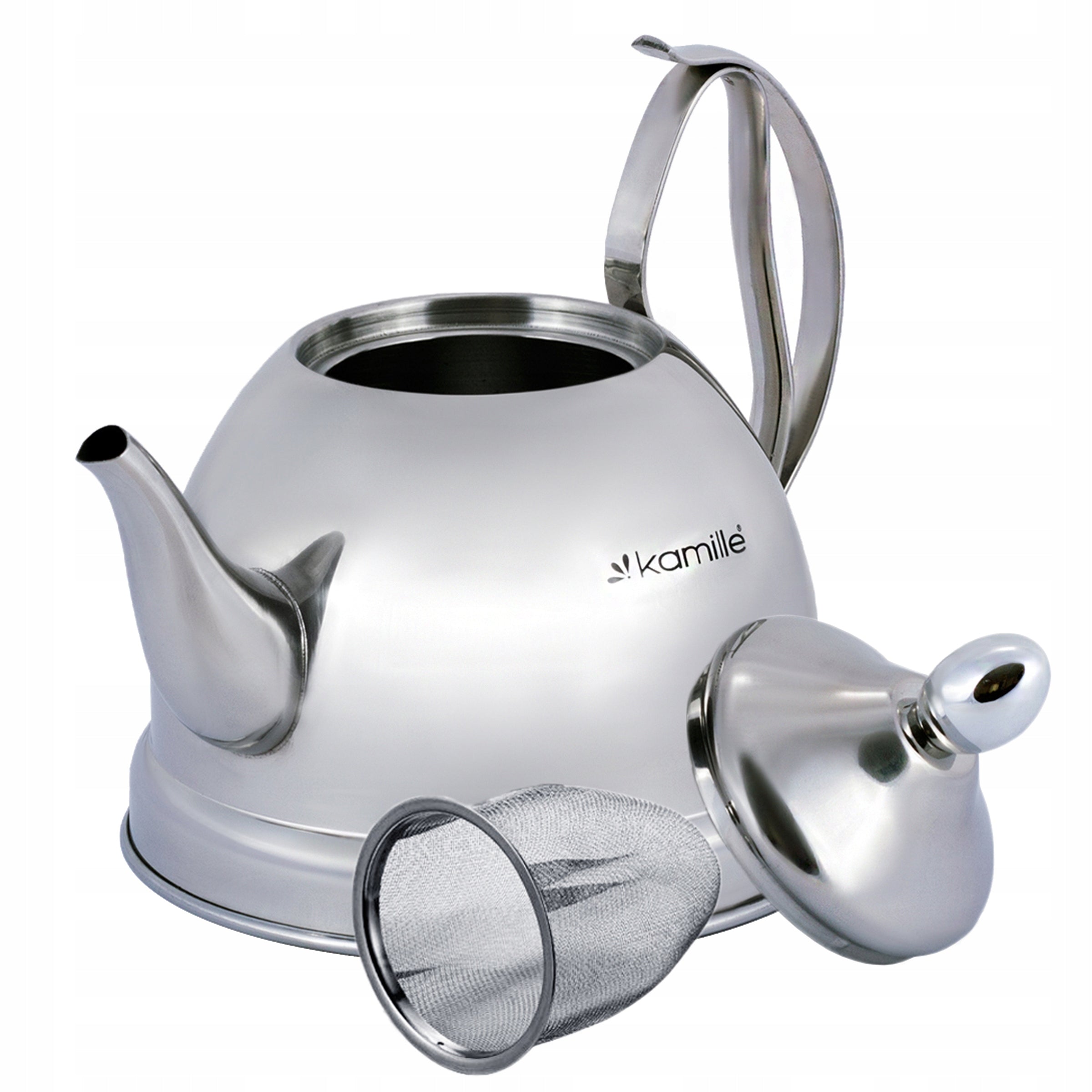 Traditional kettle Kamille 1095 INOX 0.8 L STRAINER Packaging status original
