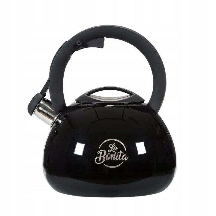 Traditional kettle La Bonita Luna LB 25 C 001 B with whistle Induction