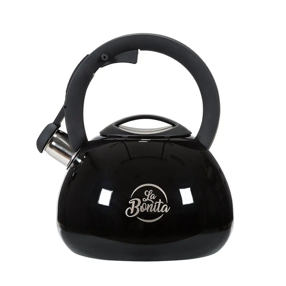 Traditional kettle La Bonita Luna LB25C001B with whistle Induction Black