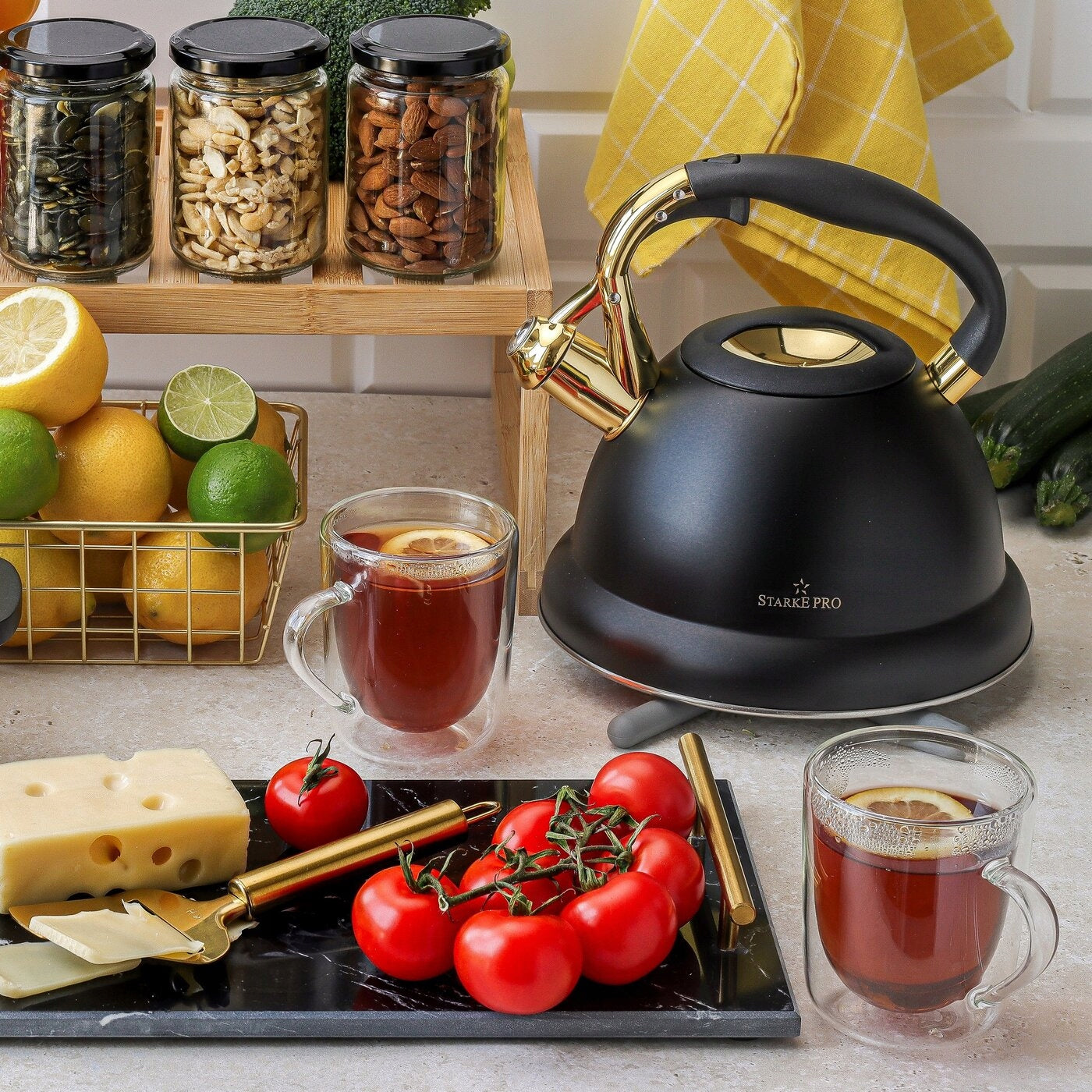 Traditional kettle WITH WHISTLE 3L KETTLE FOR INDUCTION Asteria II Starke Pro Capacity 3 l