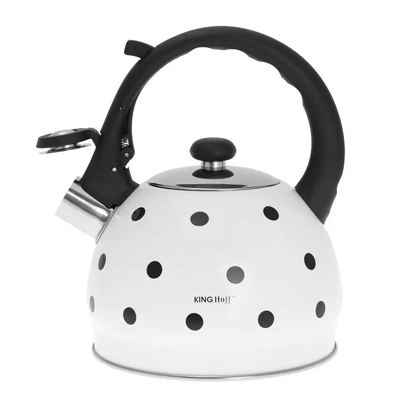 Traditional kettle, steel 2,6l with dots Kinghoff Kind traditional kettle