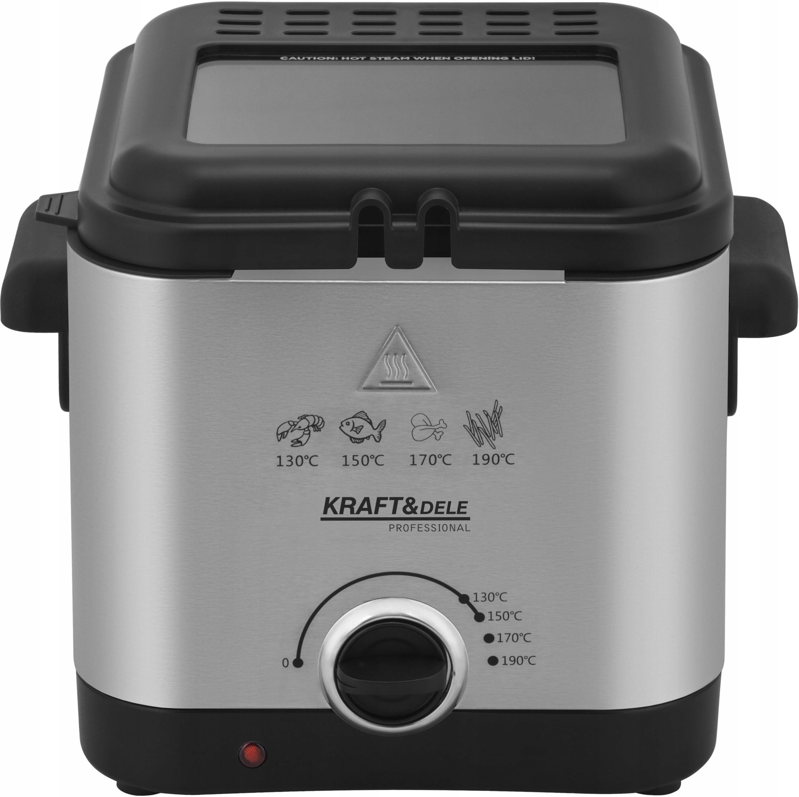 Traditional oil fryer 1,5L 130-190st. with basket Brand no brand