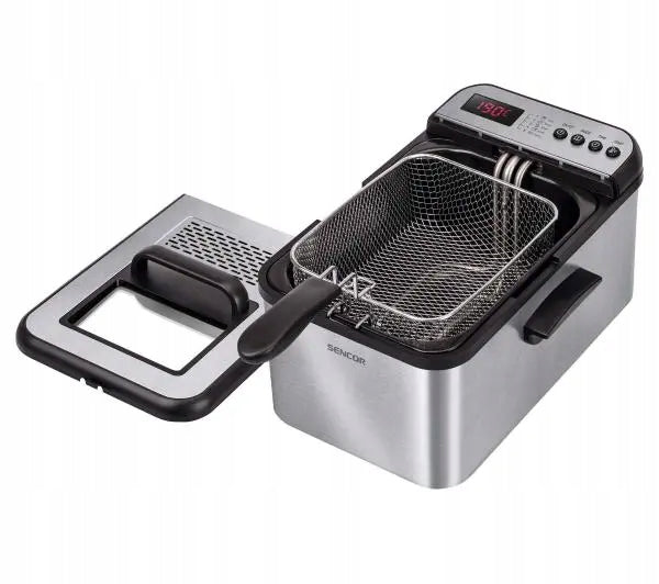 Traditional oil fryer Sencor SFR 8200SS 2200W Silver for Frying Brand Sencor
