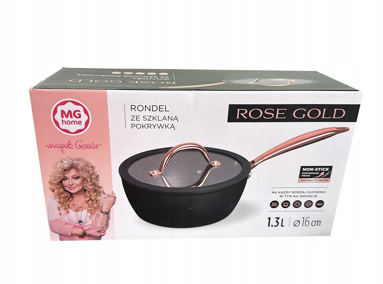 Traditional pot MG home Rose Gold 1,3 l