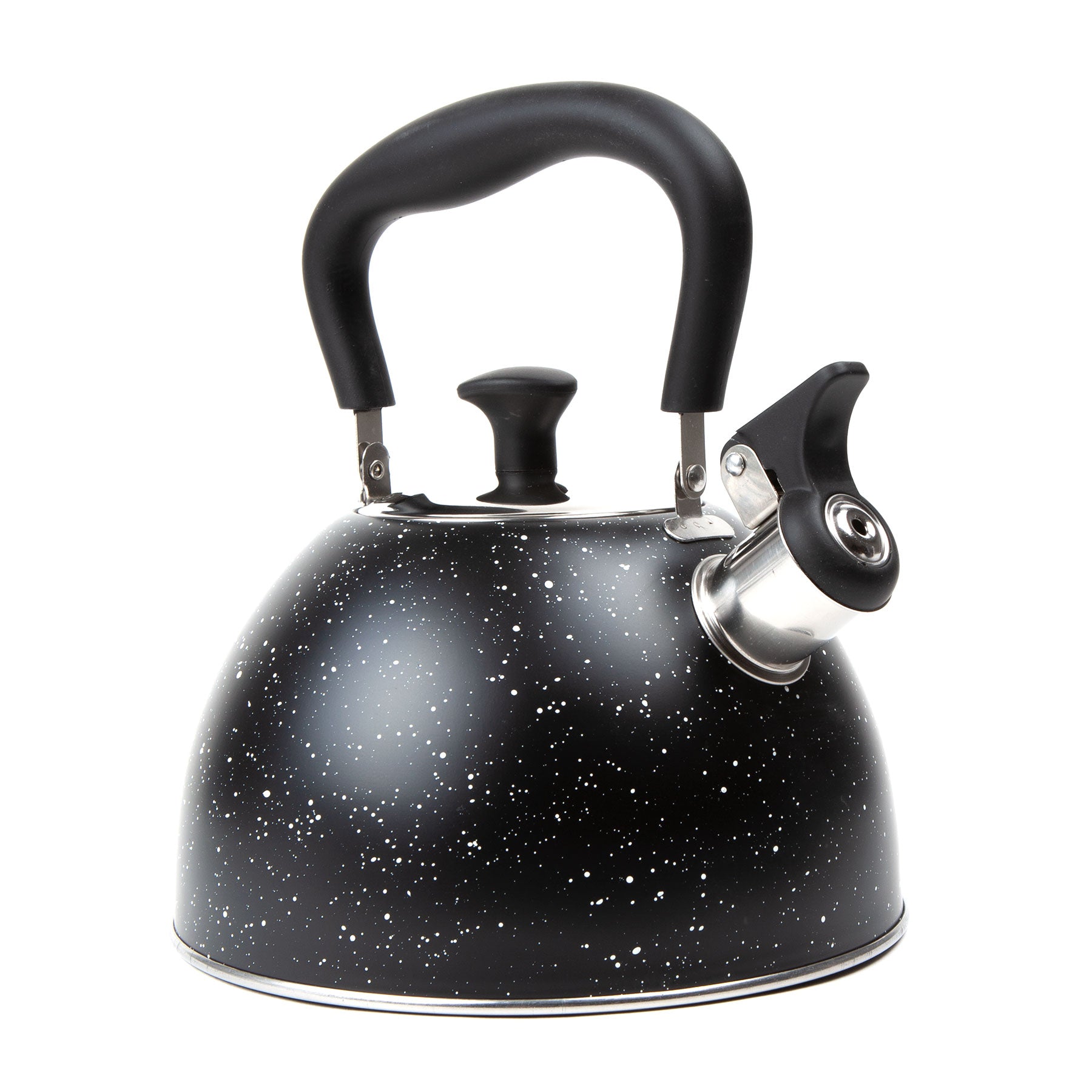Traditional steel kettle Ambition 1,7 l black with whistle Gas induction Brand Ambition
