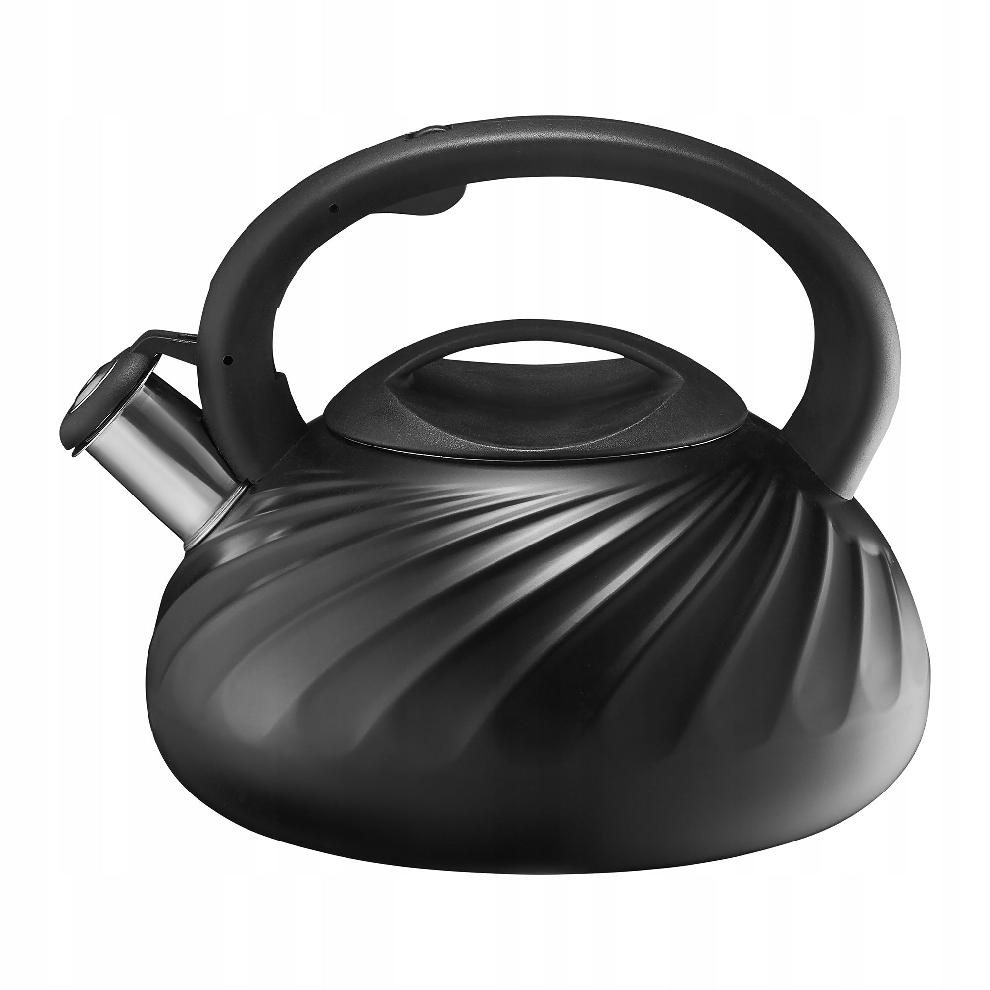 Traditional steel kettle Ambition 3 l black