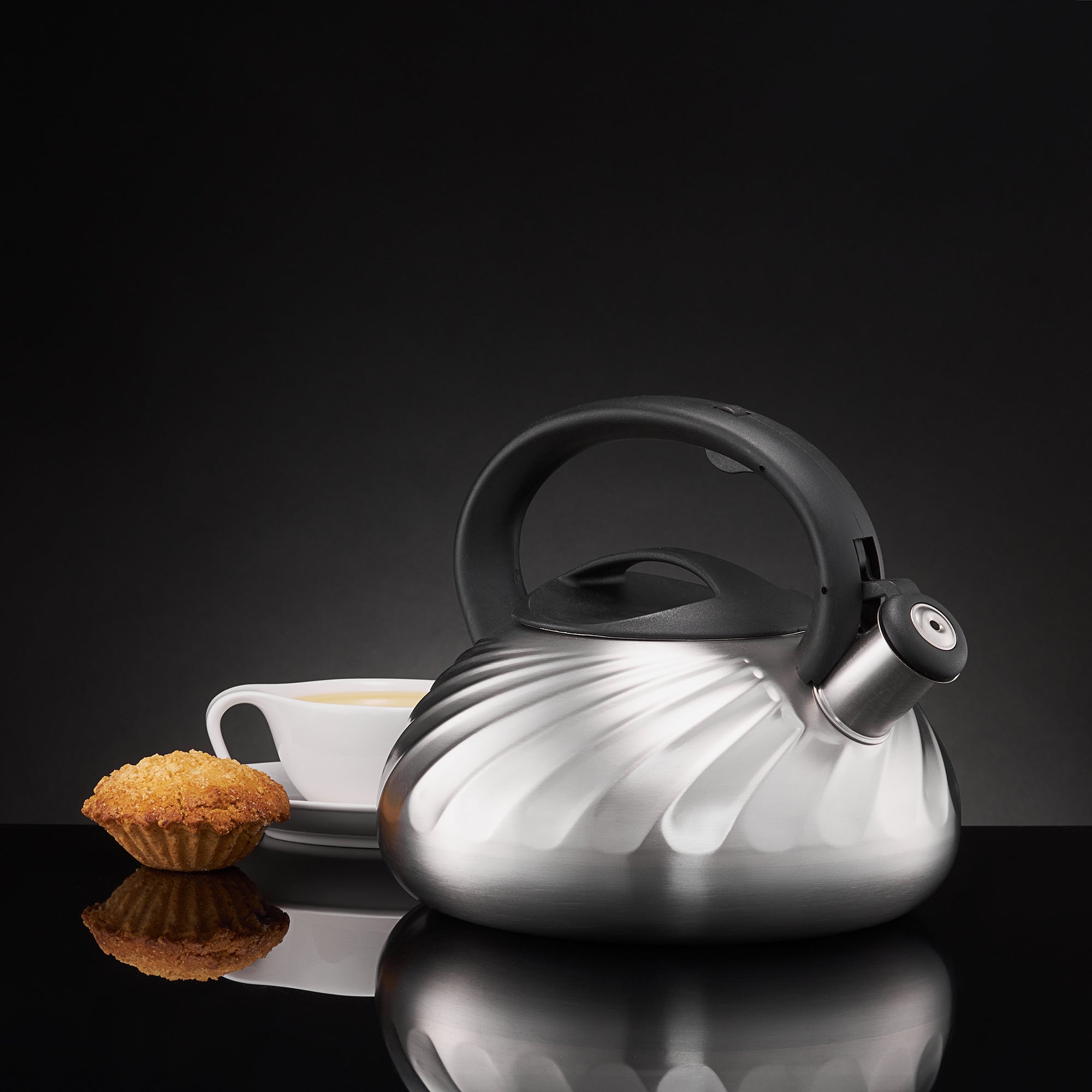 Traditional steel kettle Ambition 3 l silver Brand Ambition