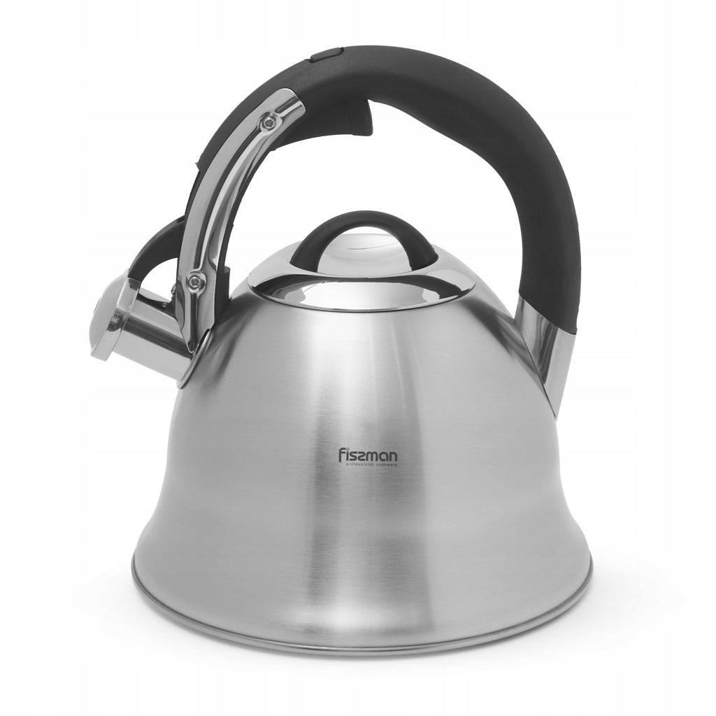 Traditional steel kettle Fissman Veda 2,8 L induction with whistle Packaging status original