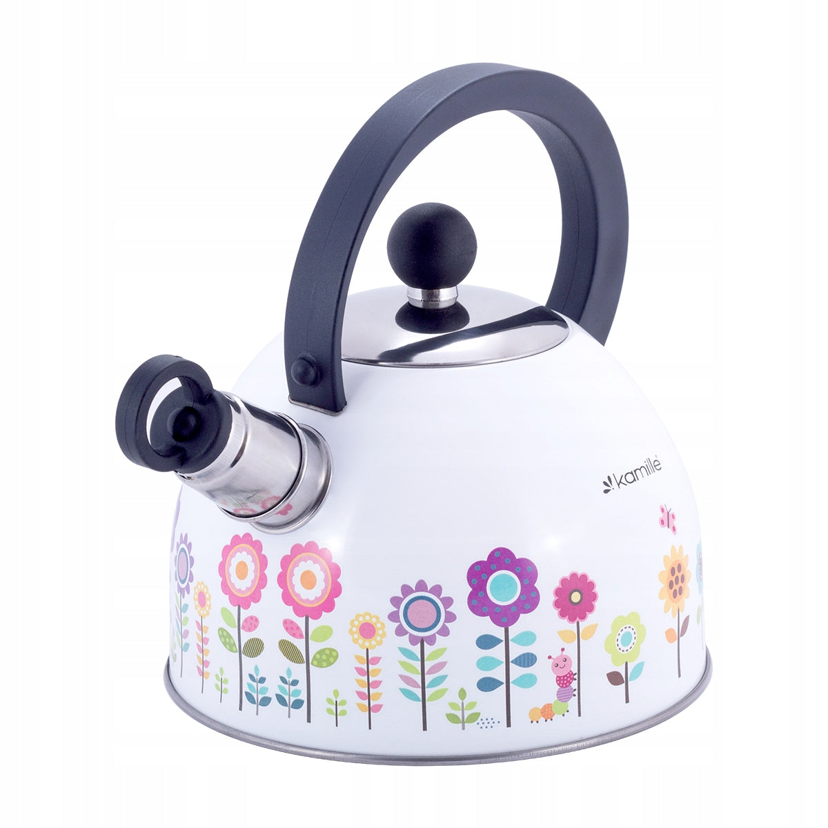 Traditional steel kettle Kamille 1,8 l white 1079 1.8 L Packaging status original