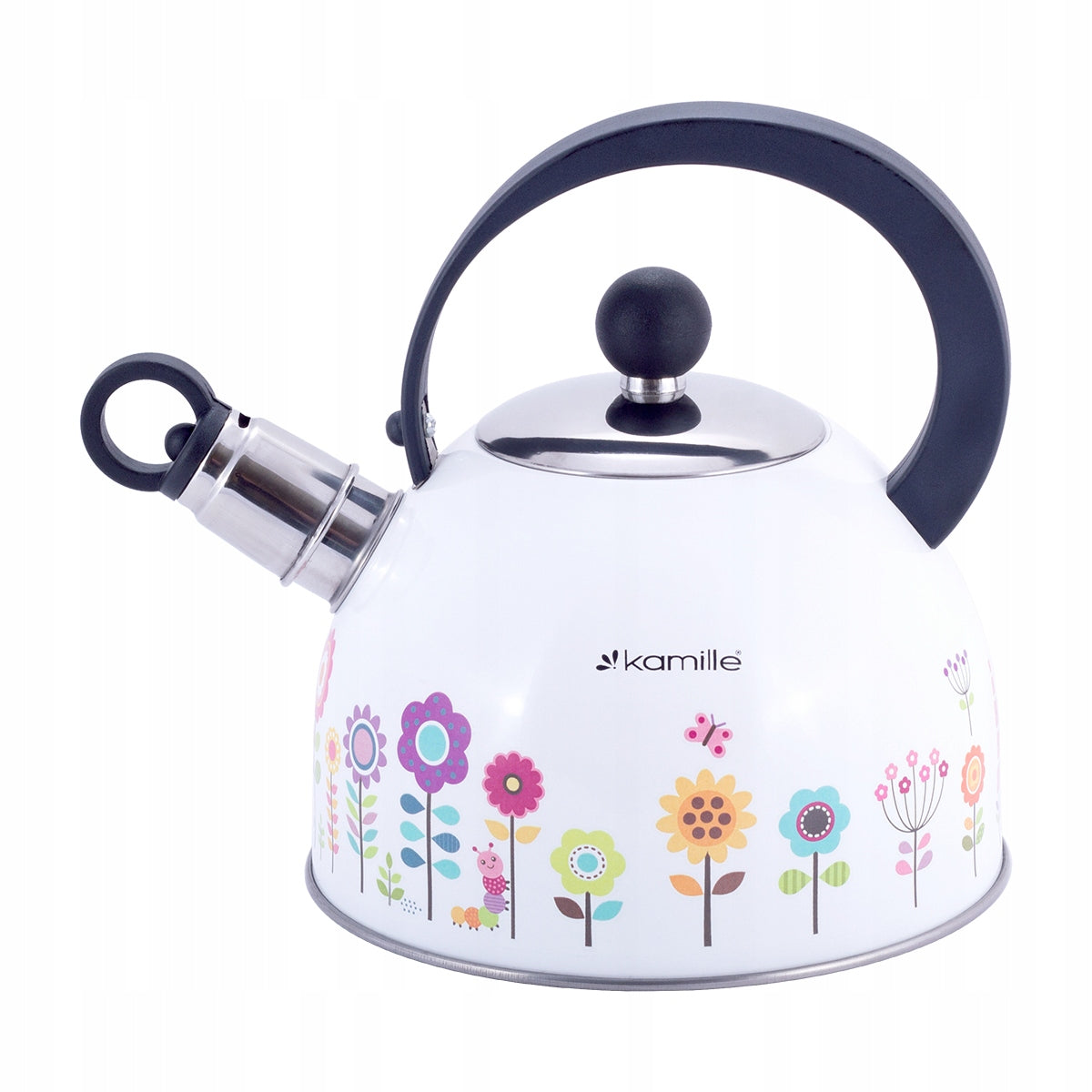 Traditional steel kettle Kamille 1,8 l white 1079 1.8 L