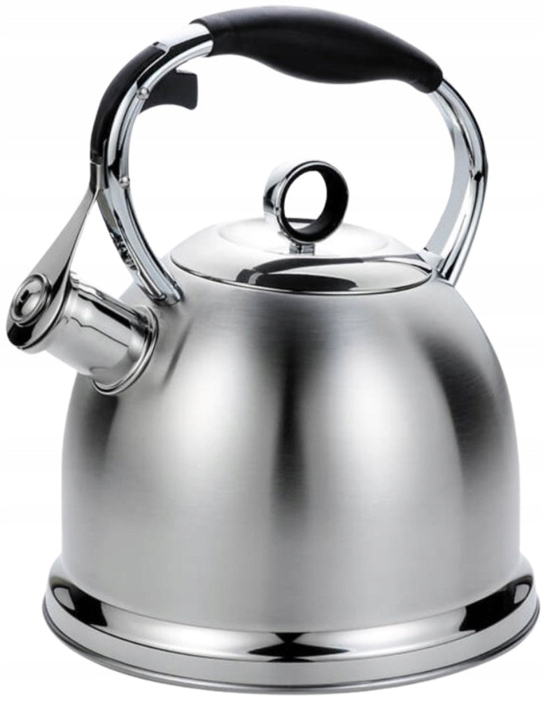Traditional steel kettle Maestro 2,9 l silver