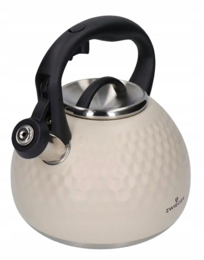 Traditional steel kettle Zwieger 3 l beige Manufacturer code ZW-CS-1244