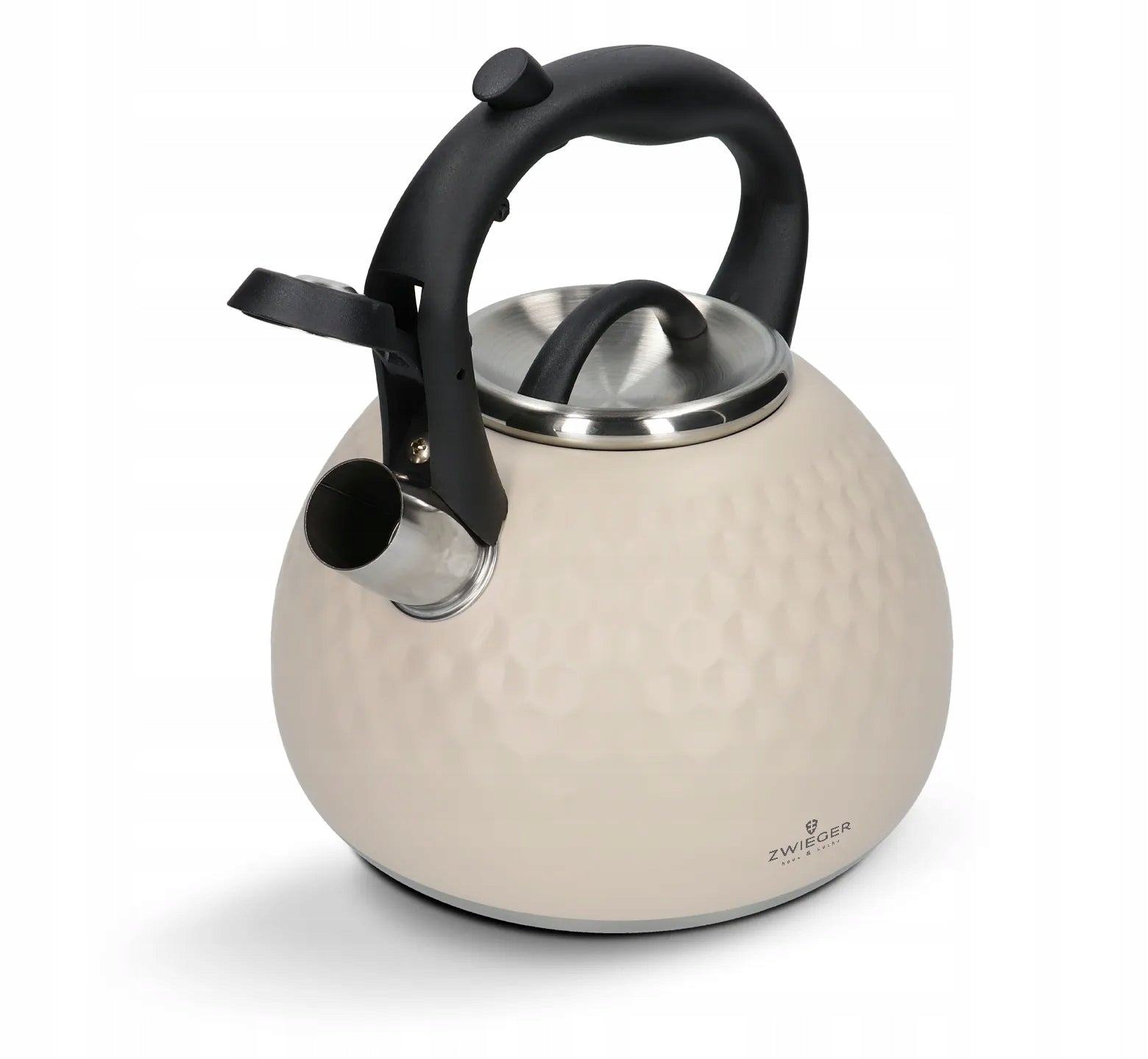 Traditional steel kettle Zwieger 3 l beige